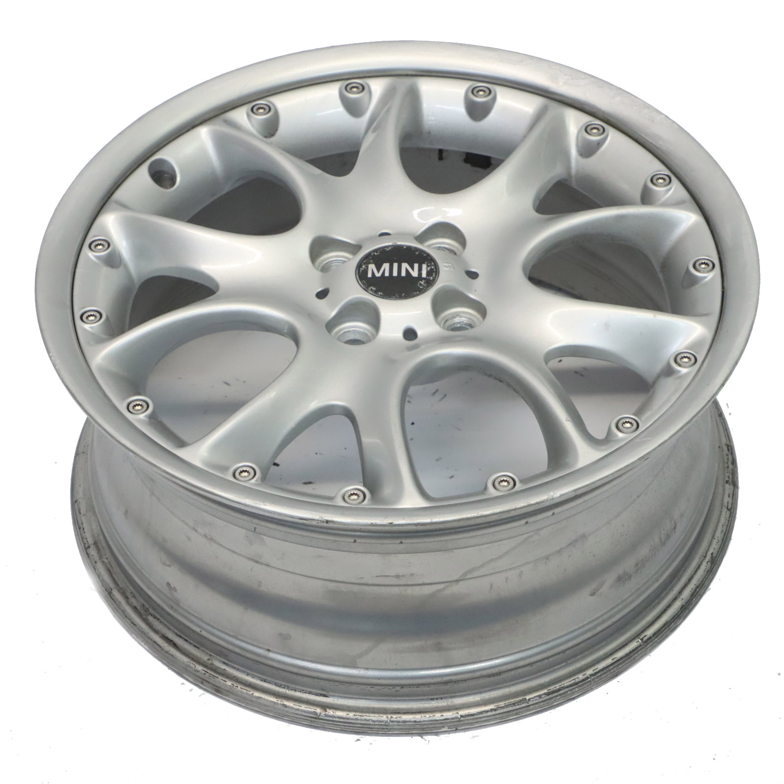 Mini Cooper R50 R53 R56 Silber Alu Felge 7J  ET:48  17" Web Spoke Composite 98