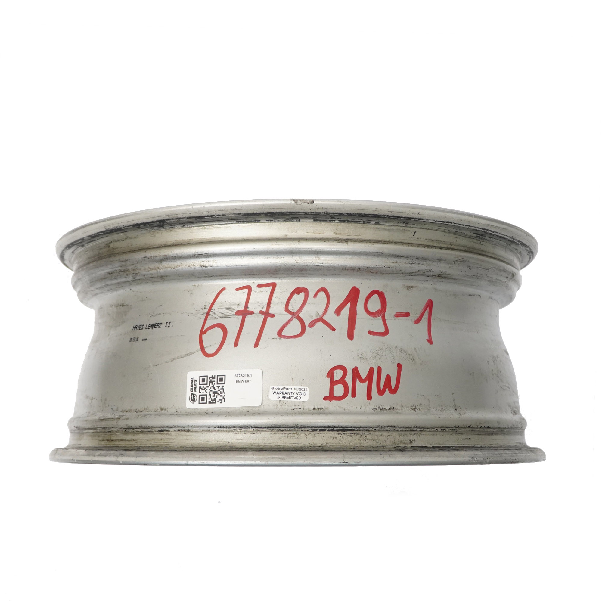 BMW 1 er E81 E82 E87 Alu Felge Alufelge 17" Sternspeiche 256 7J ET:47 6778219