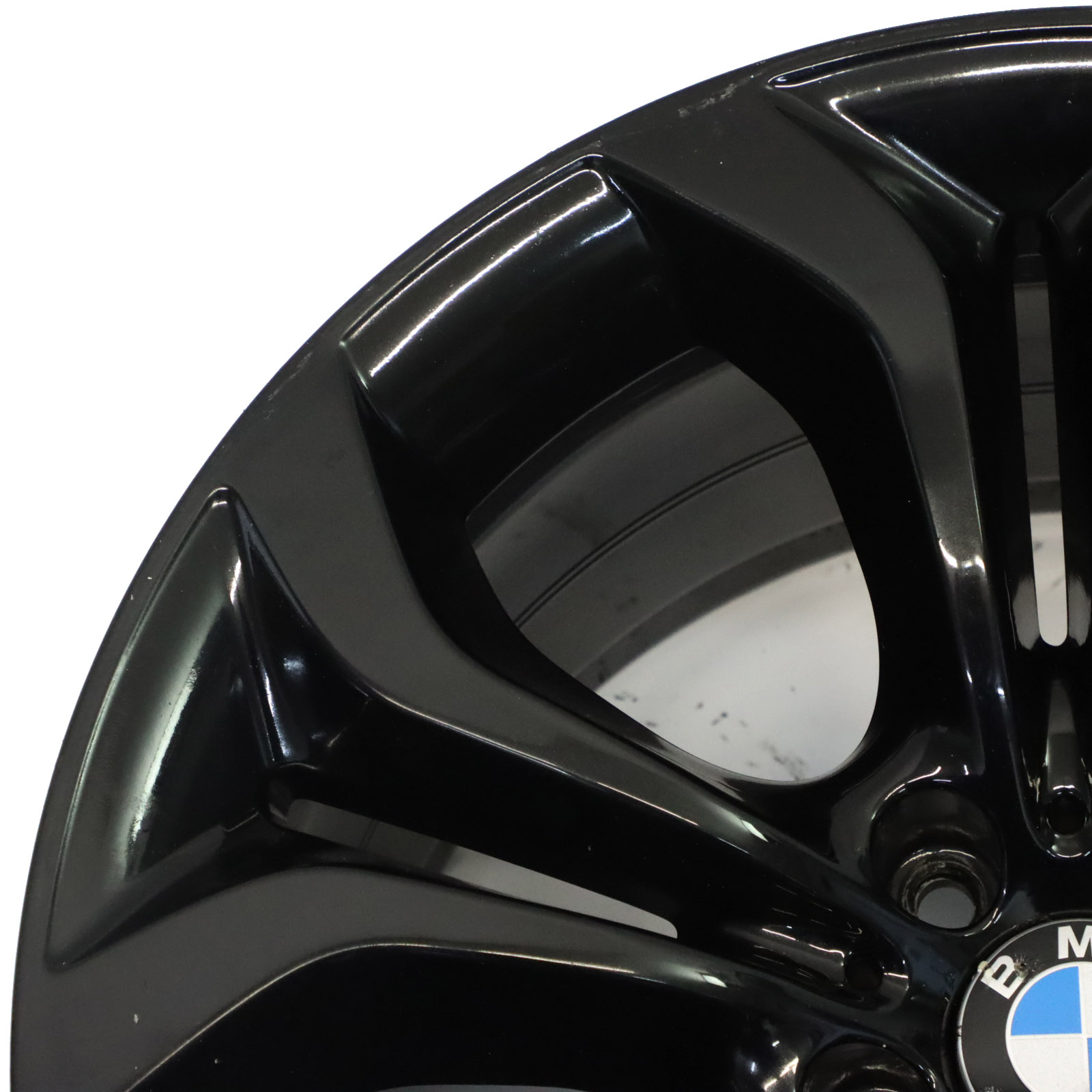 BMW X5 E70 Hinten Schwarze Alufelge 20" 11J ET:37 Y Speiche 336 6788011