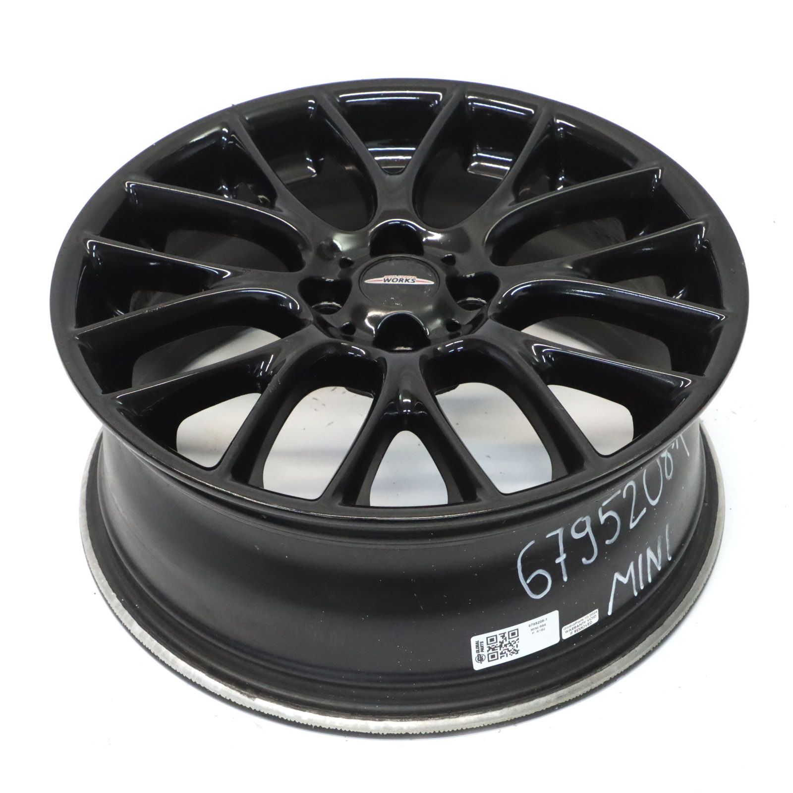 Mini Cooper R50 R55 R56 Schwarz Alu Felge 17" 7J ET:48 Cross Spoke Challenge