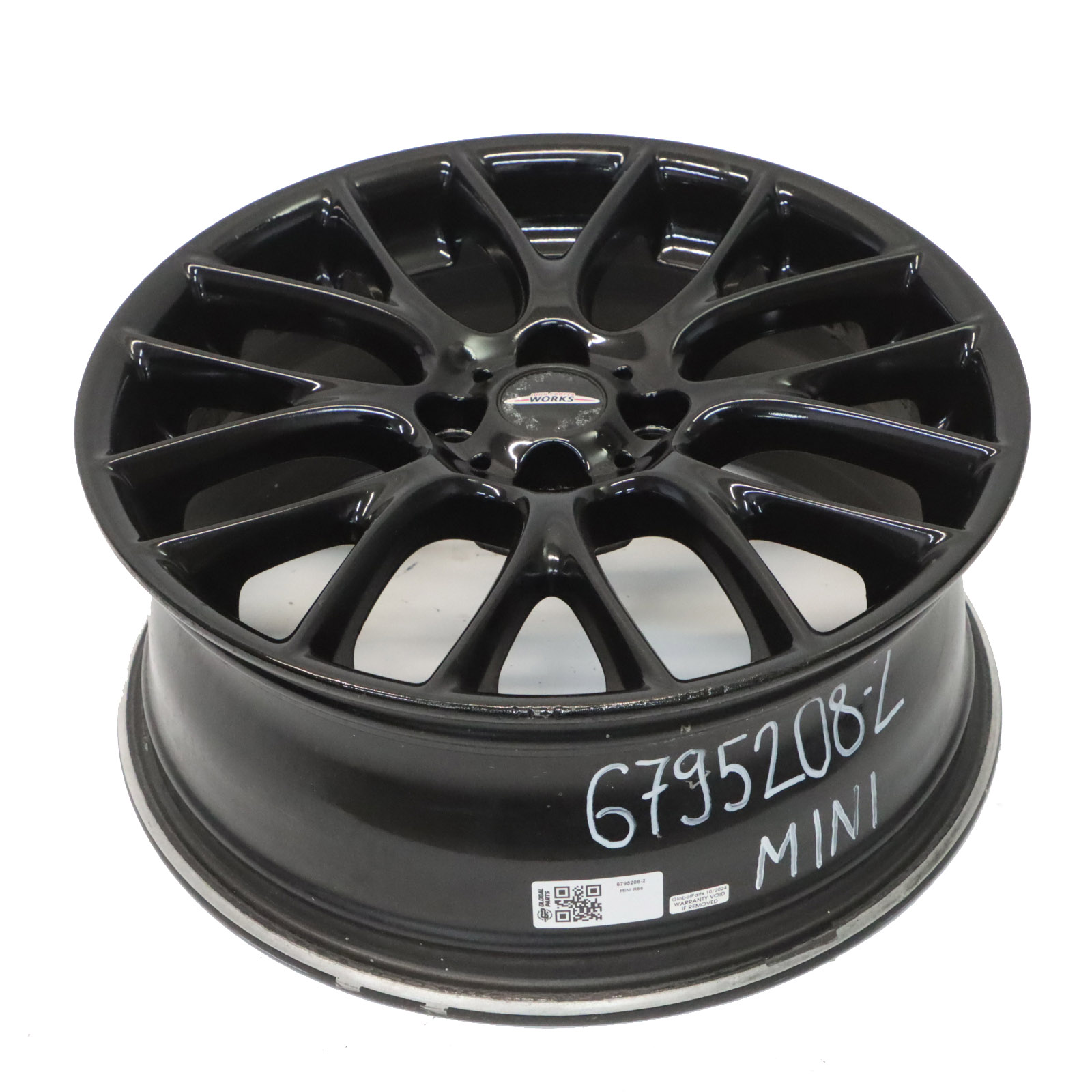 Mini Cooper R50 R55 R56 Schwarz Alu Felge 7J 17" ET:48 Cross Spoke Challenge