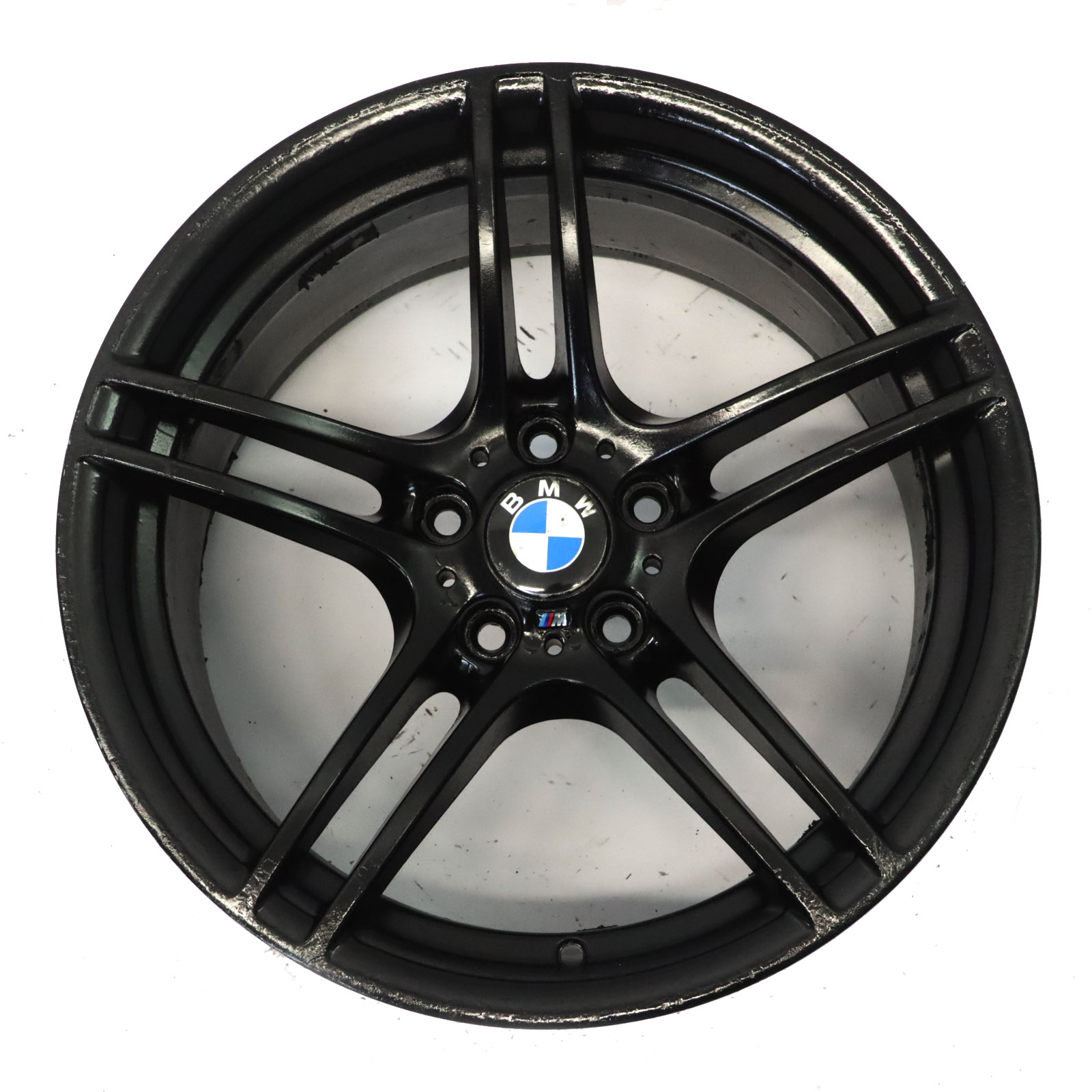 BMW E90 E91 E92 Schwarz Leichtmetallrad 19" 9J ET:39 M Doppelspeiche 313 7844344