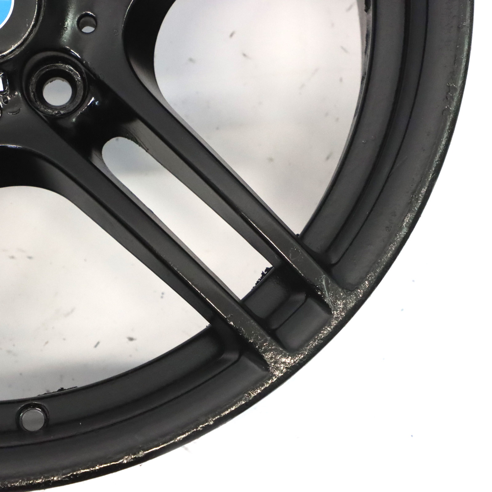 BMW E90 E91 E92 Schwarz Leichtmetallrad 19" 9J ET:39 M Doppelspeiche 313 7844344