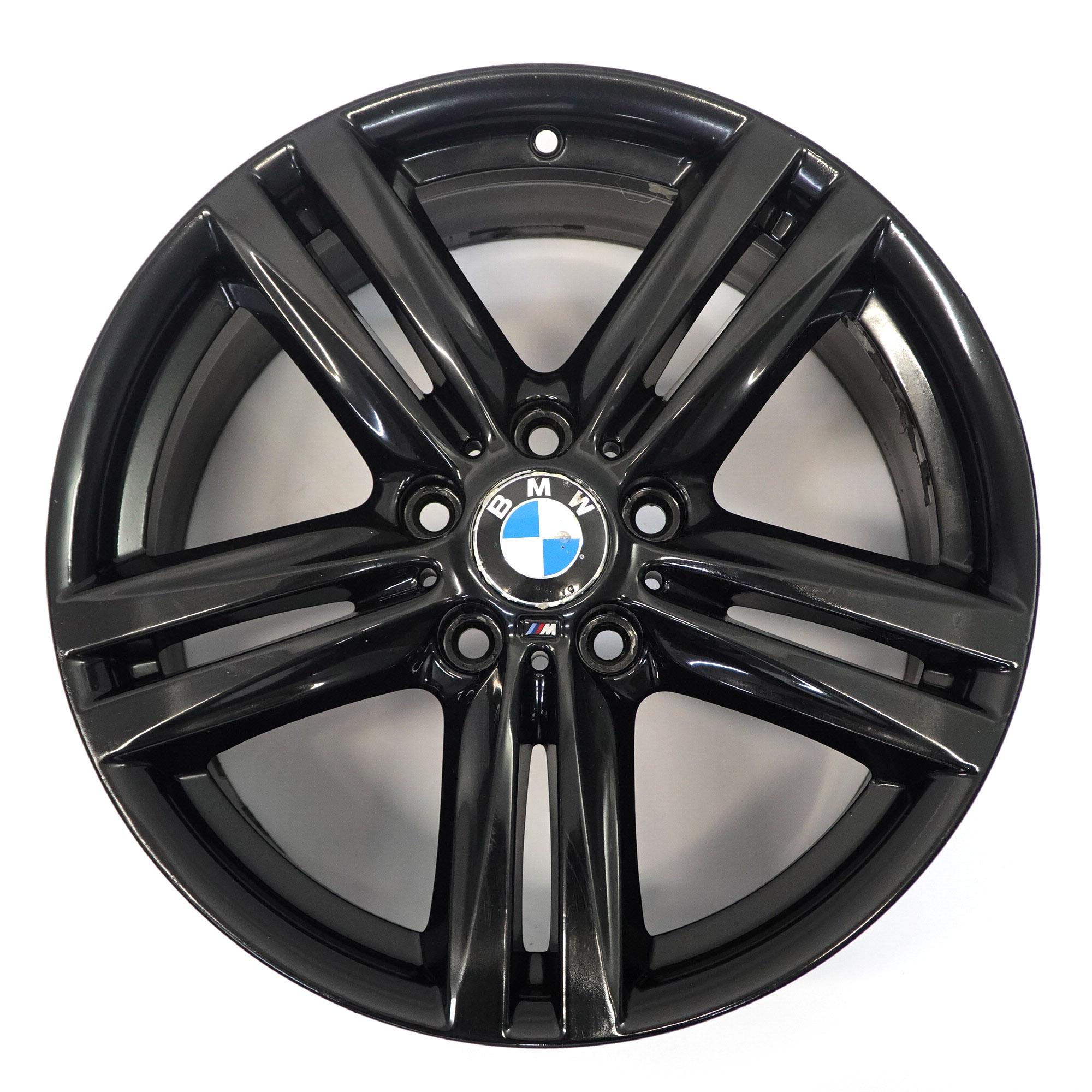 BMW F20 F21 Hinten Schwarz Alufelge 18" ET:52 8J 7845853 M Sternspeiche 386