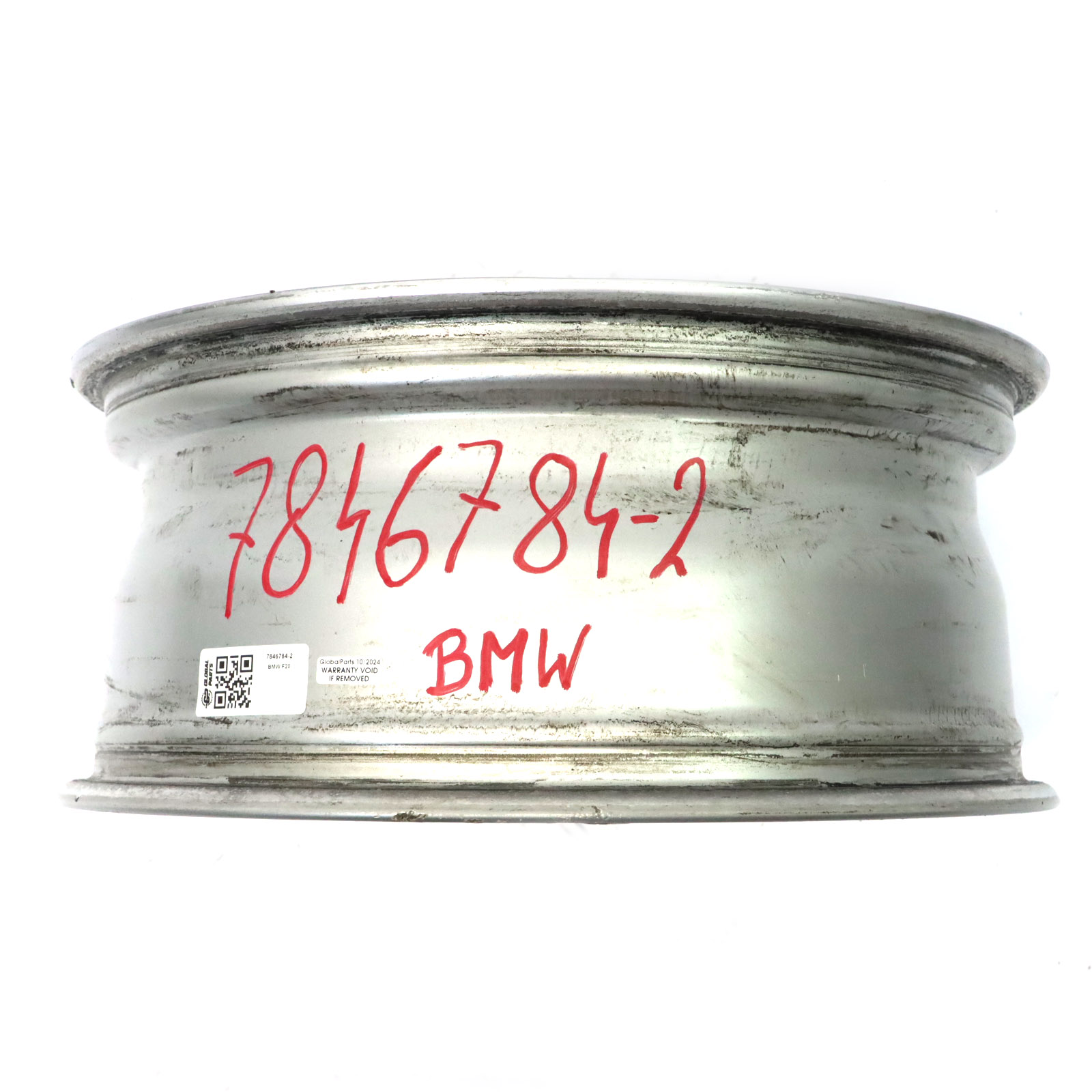 BMW F20 F21 Silberne Leichtmetall felge 18" 7,5J ET:45 M Doppelspeiche 7846784