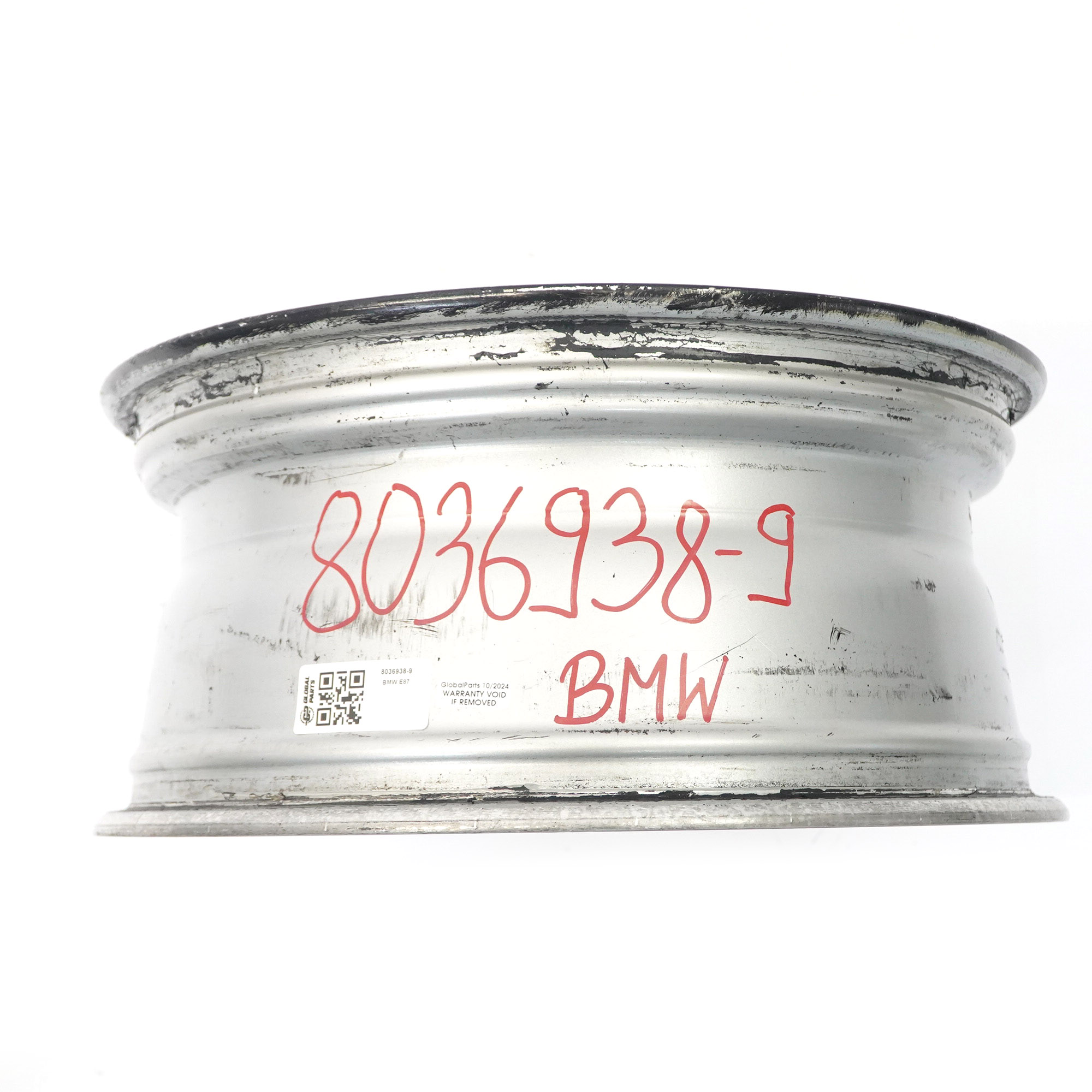 BMW E81 E87 E88 Hinterrad Alufelge 17" 7,5J ET:47 M Doppelspeiche 207 8036938