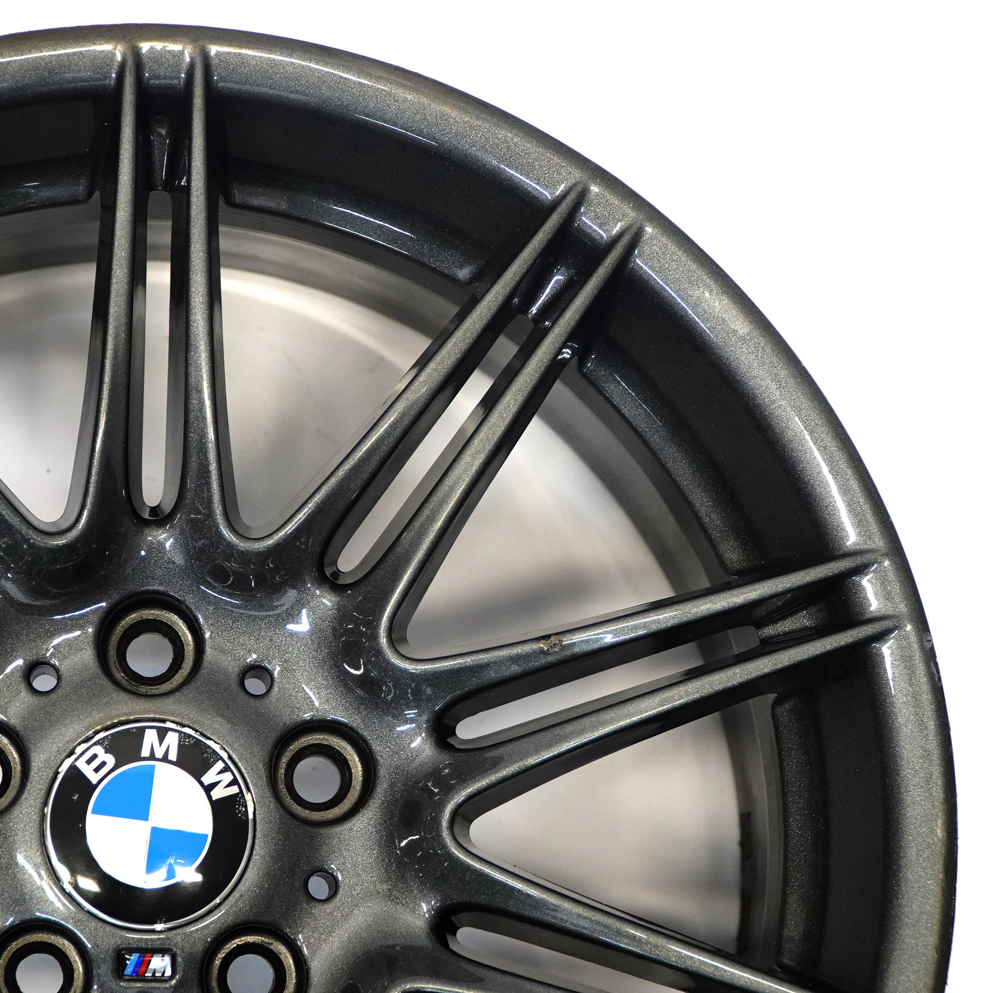 BMW E90 E91 E92 Grau Alufelge Vorne 19" M Doppelspeiche 225 8J ET:37 8037141