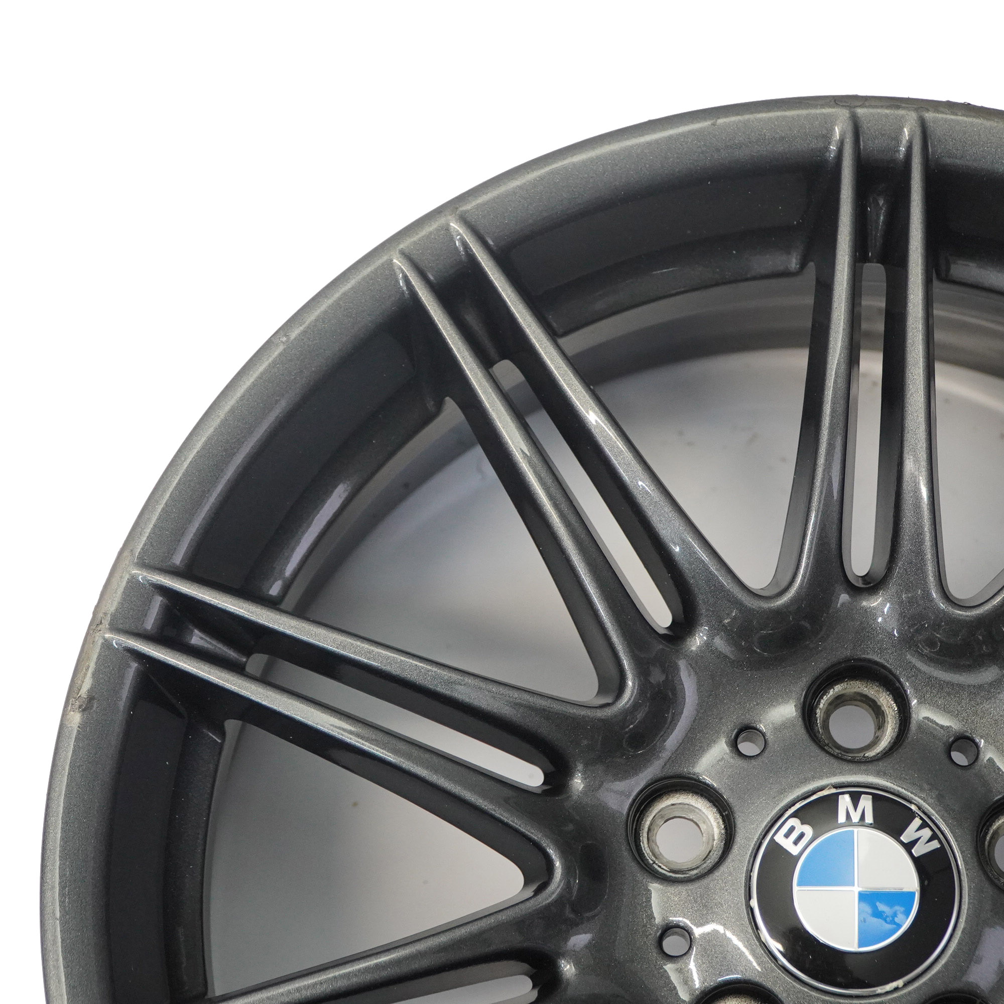 BMW E90 E91 E92 Grau Vorderrad Felge 19" M Doppelspeiche 225 8J ET:37