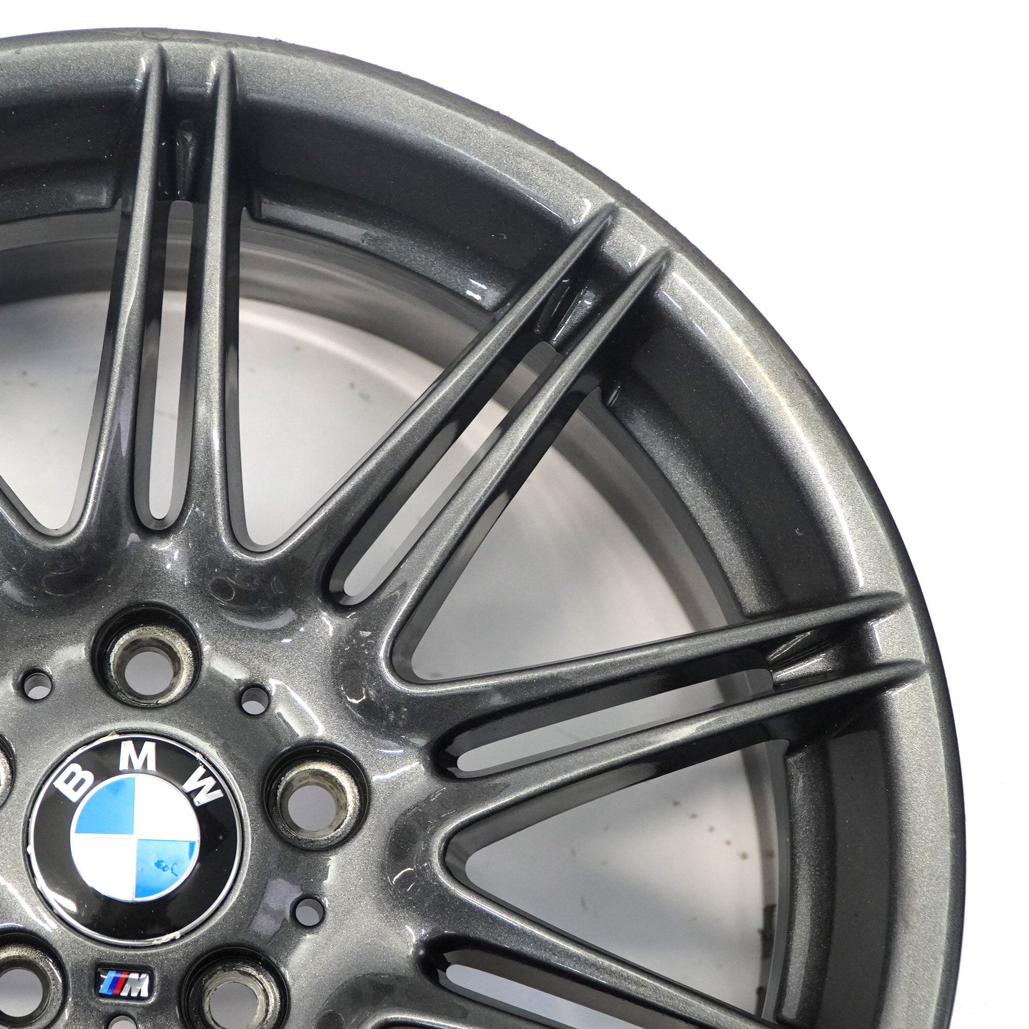 BMW E90 E91 E92 Grau Vorderrad Felge 19" M Doppelspeiche 225 8J ET:37