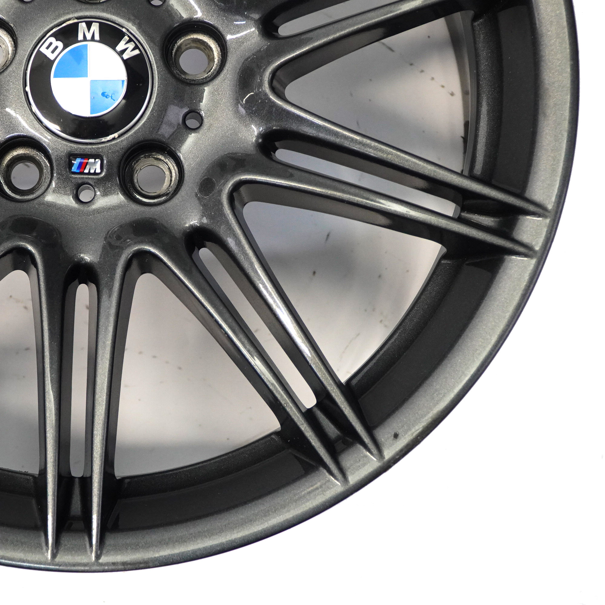 BMW E90 E91 E92 Grau Vorderrad Felge 19" M Doppelspeiche 225 8J ET:37