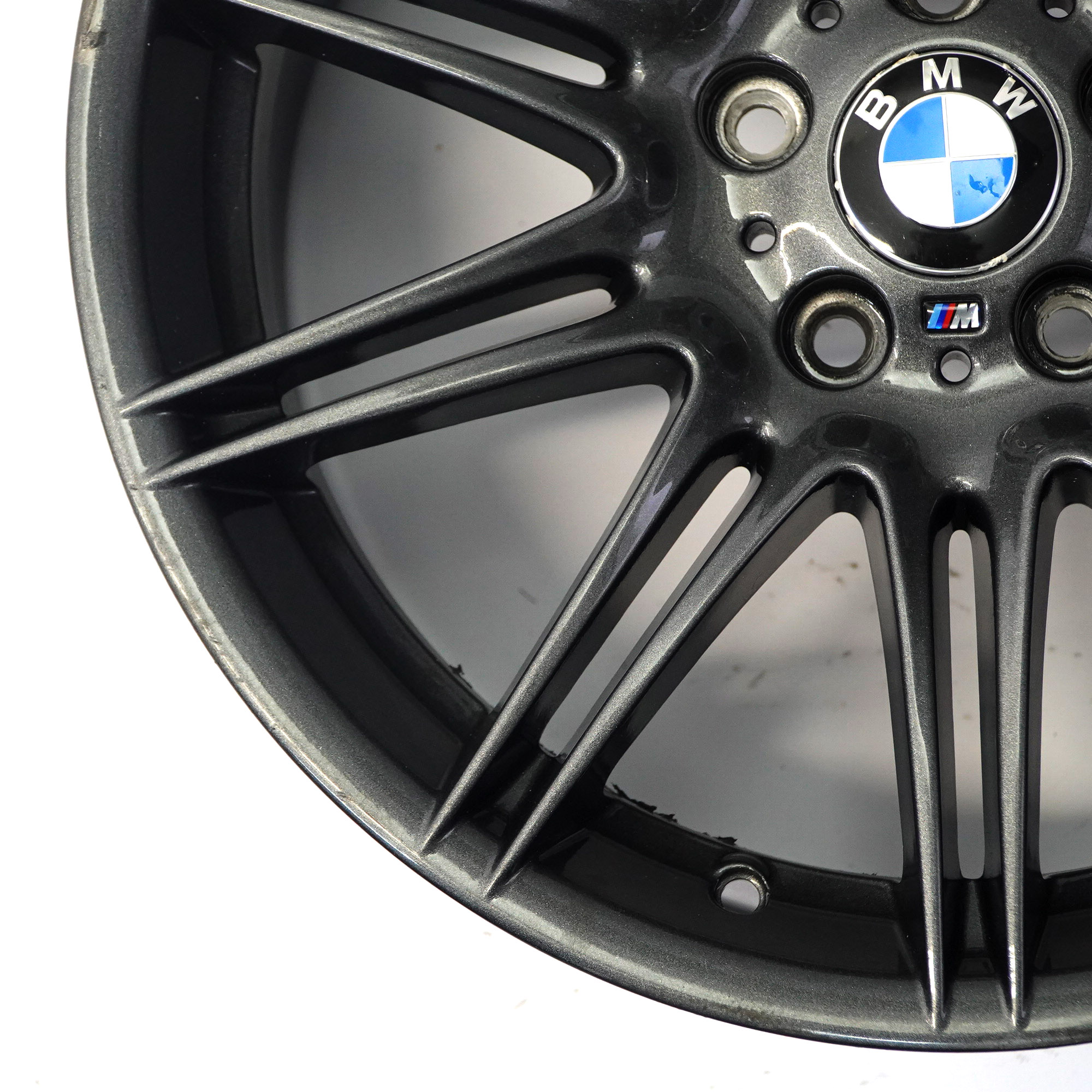 BMW E90 E91 E92 Grau Vorderrad Felge 19" M Doppelspeiche 225 8J ET:37