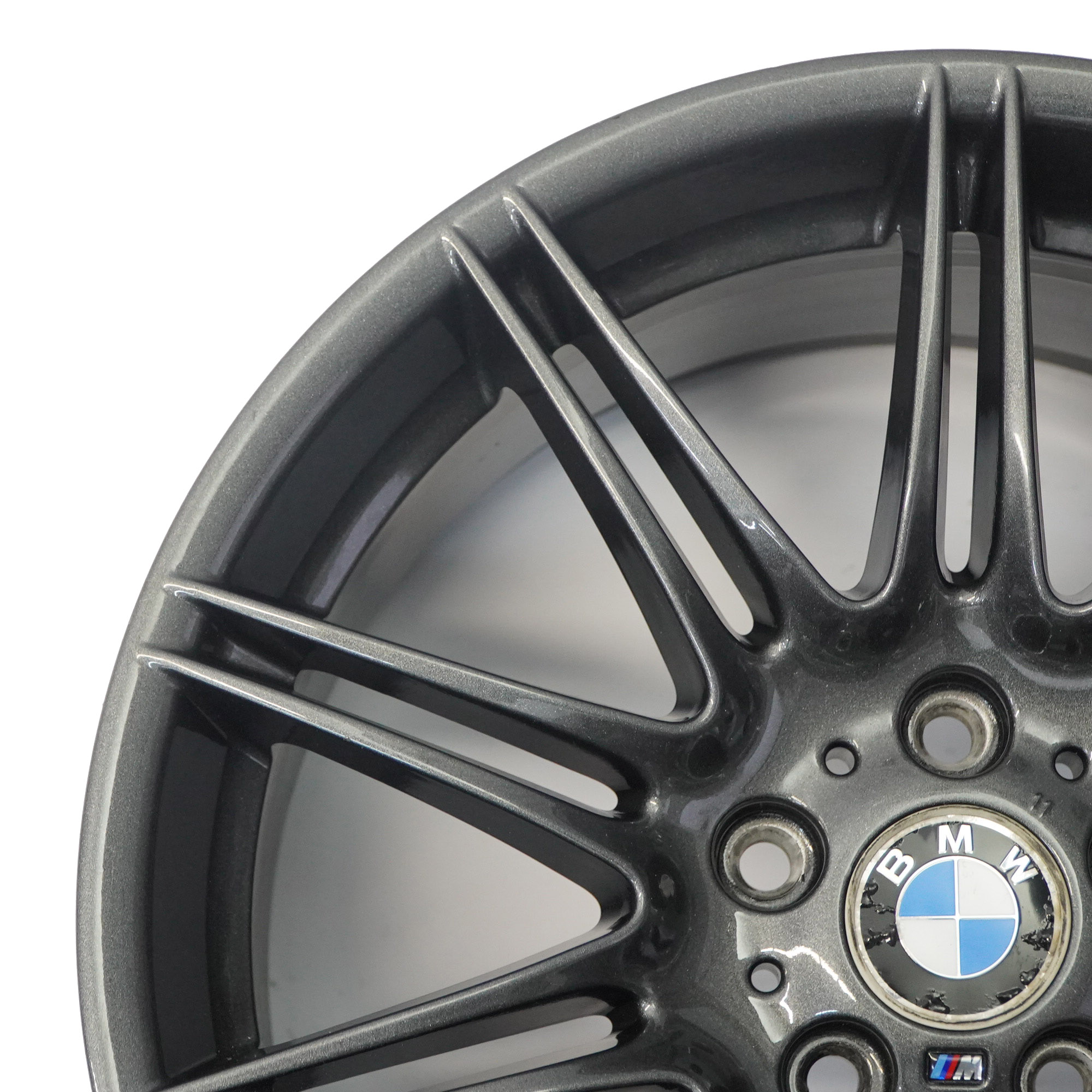 BMW E90 E92 Grau Hinterrad Felge 19" M Doppelspeiche 225 9J 8037142