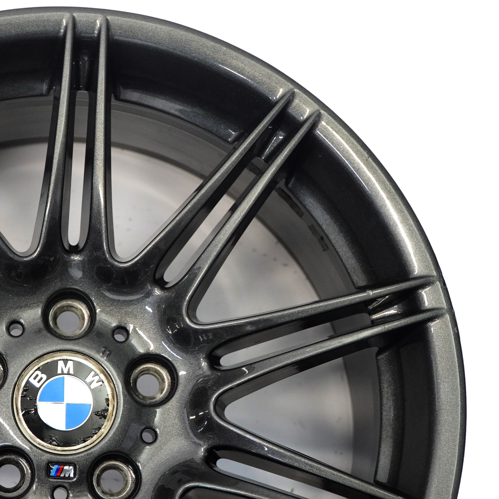 BMW E90 E92 Grau Hinterrad Felge 19" M Doppelspeiche 225 9J 8037142