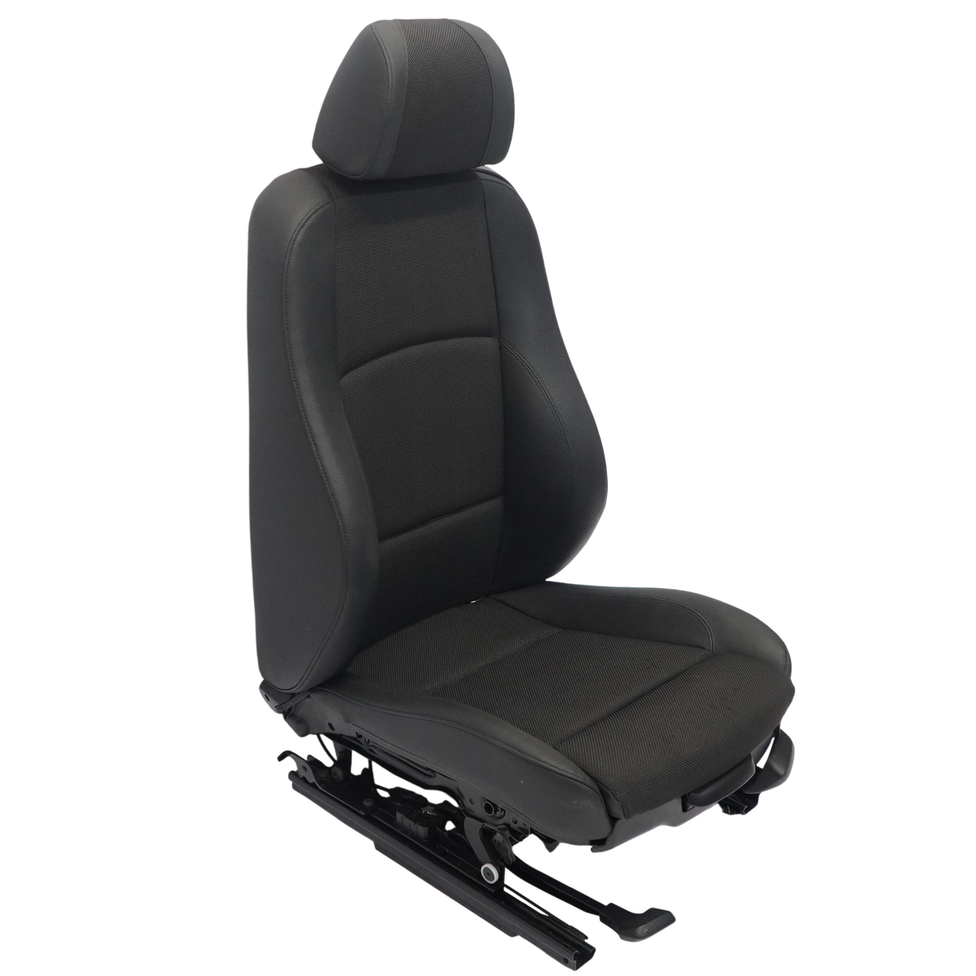 BMW E81 Sport Sitz vorne links Interieur Stoff / Kunstleder Schwarz