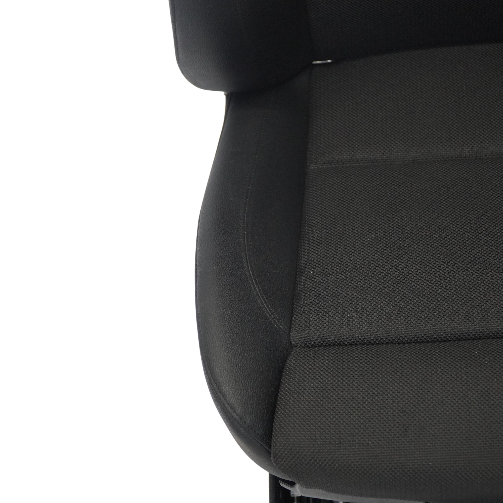 BMW E81 Sport Sitz vorne links Interieur Stoff / Kunstleder Schwarz