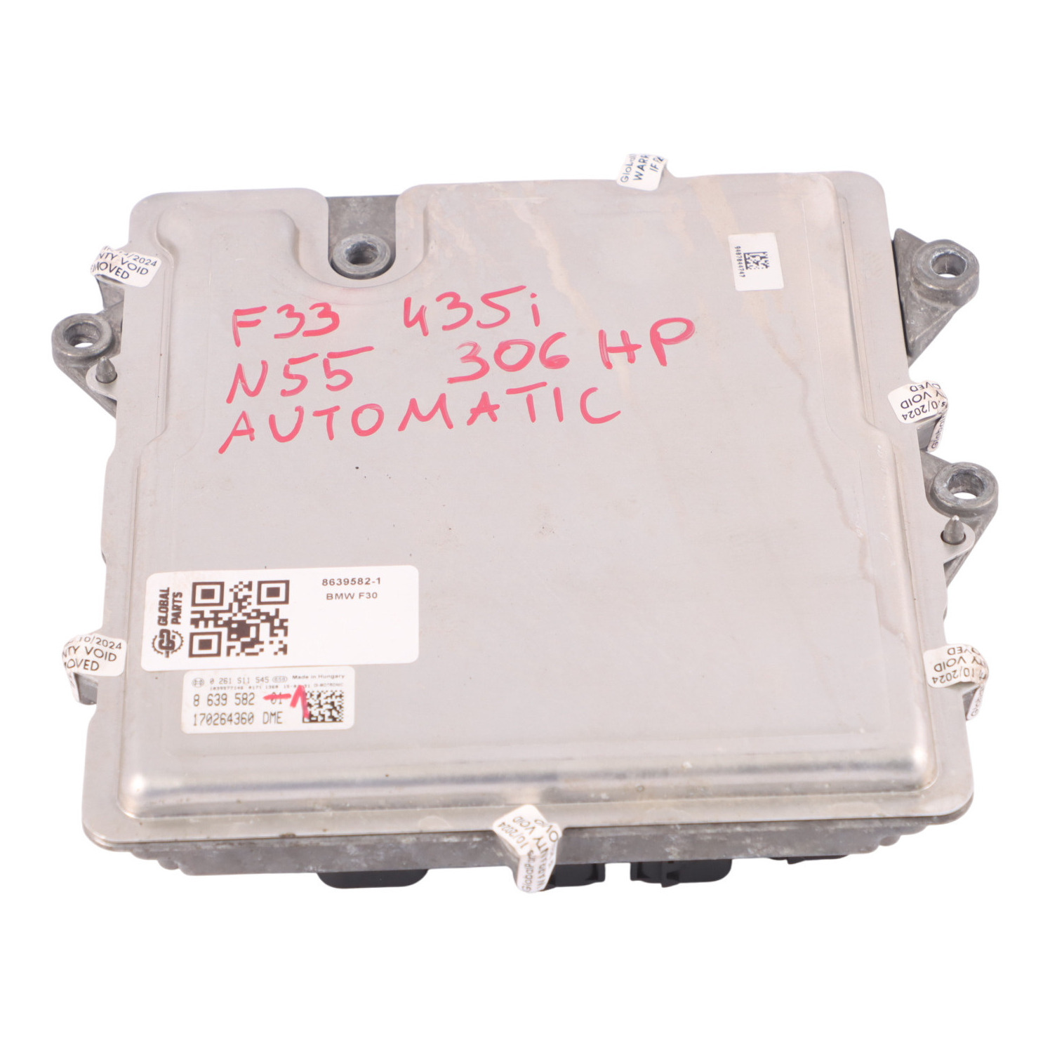 BMW F30 335i F32 F33 435i N55 306HP Motorsteuergerät ECU 8639582 Automatik