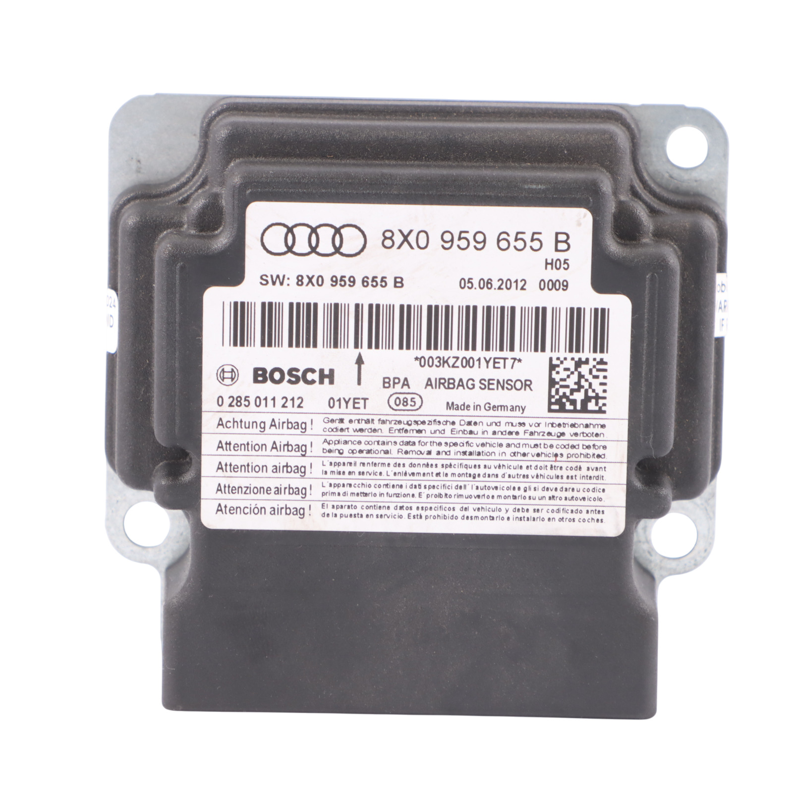 Audi A1 8X Luftmodul Steuergerät Sensor 8X0959655B