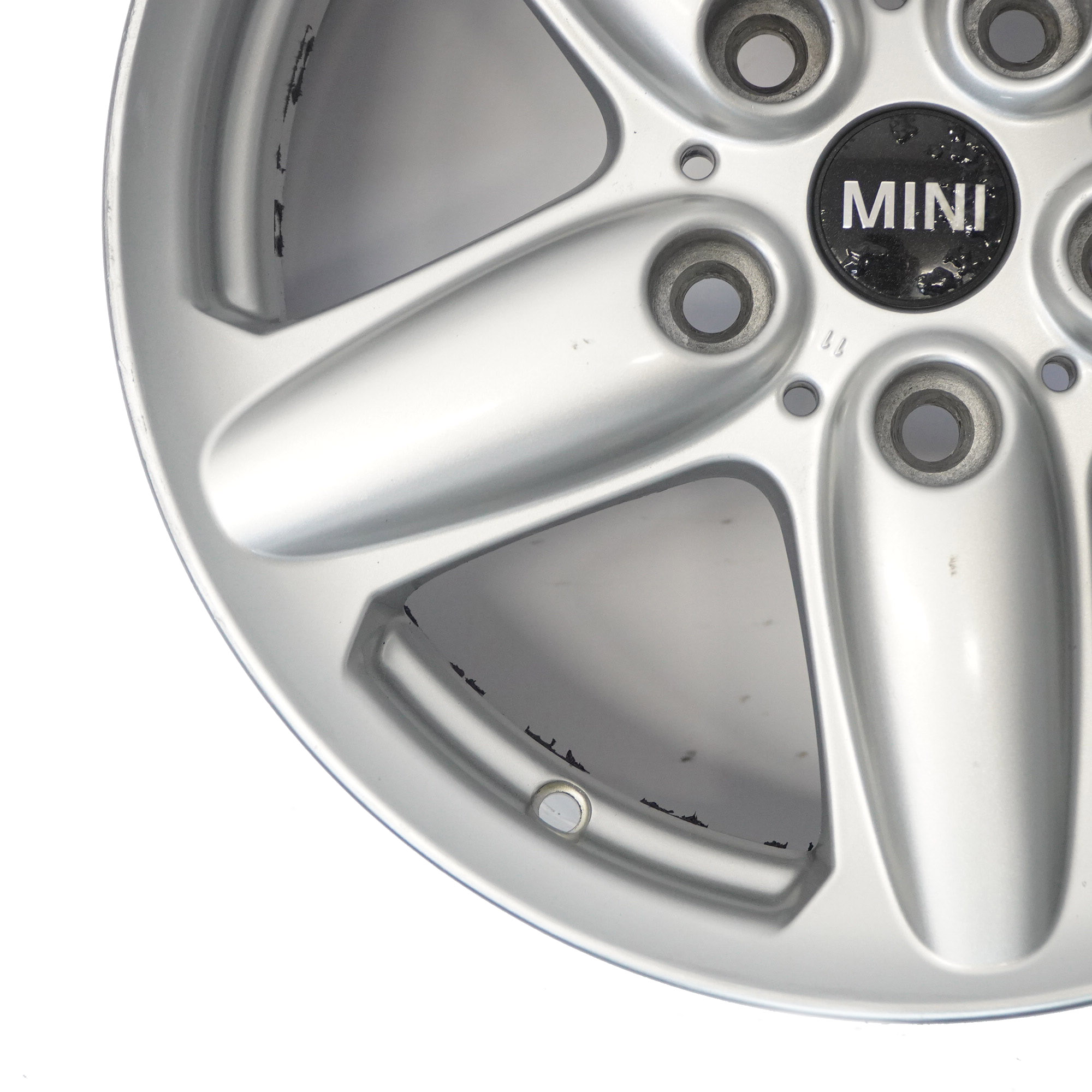 Mini Cooper R60 R61 Silberfelge Alu Felge 16 "6,5J 5-Sterne-Einzelspeiche 124