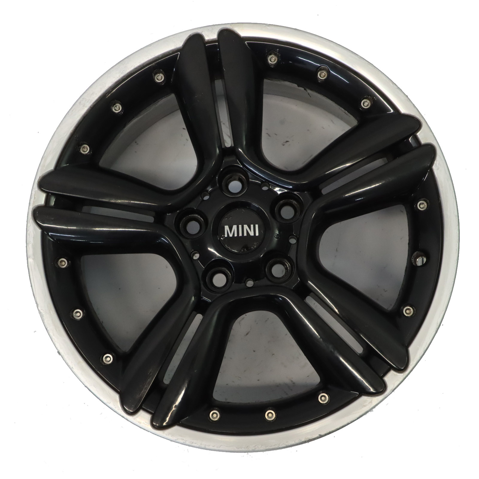 Mini Cooper R60 R61 Schwarz Alufelge 18" 7,5J ET:52 5-Stern Doppelspeiche 127