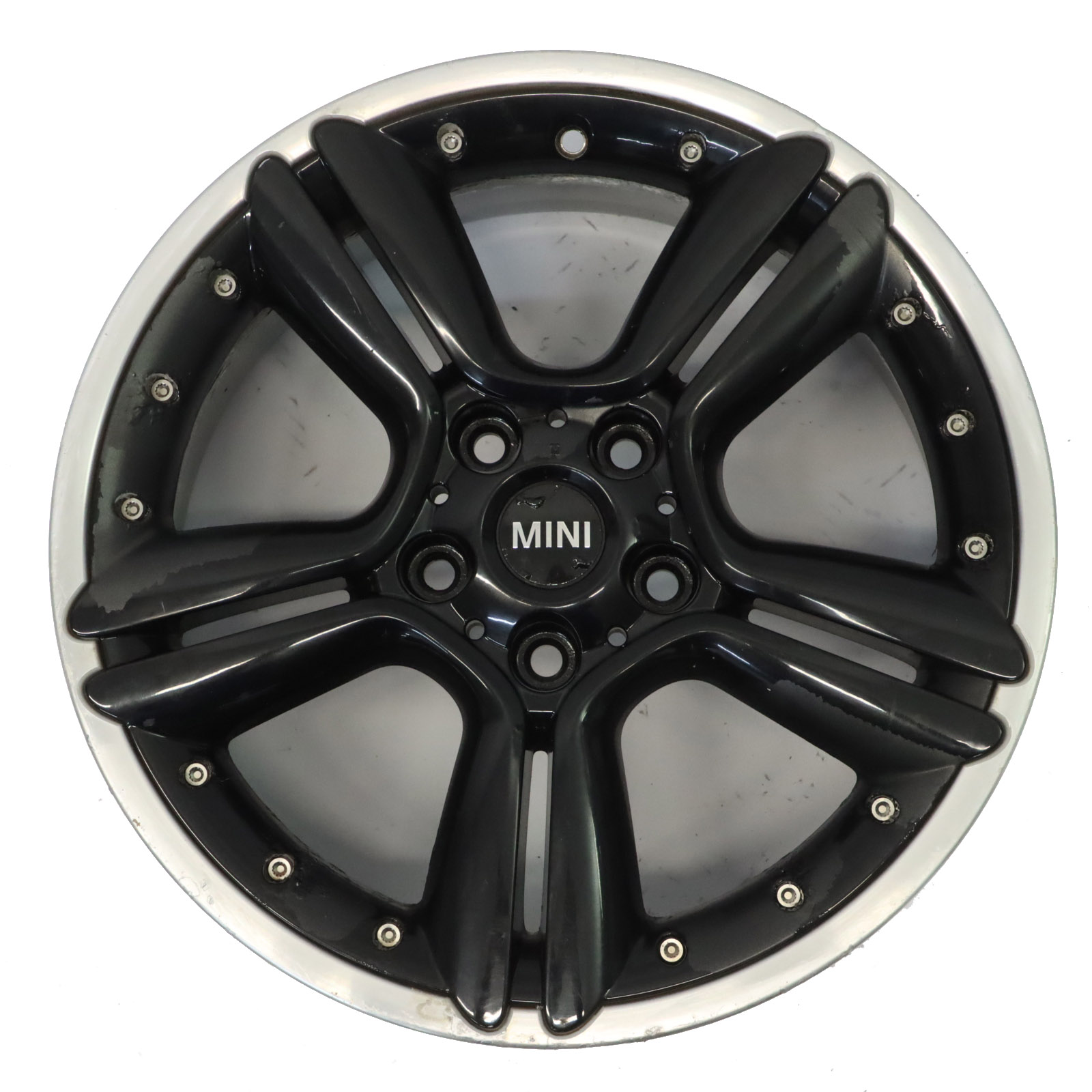 Mini Cooper R60 R61 Schwarz Alufelge 18" ET:52 7,5J 5-Stern Doppelspeiche 127