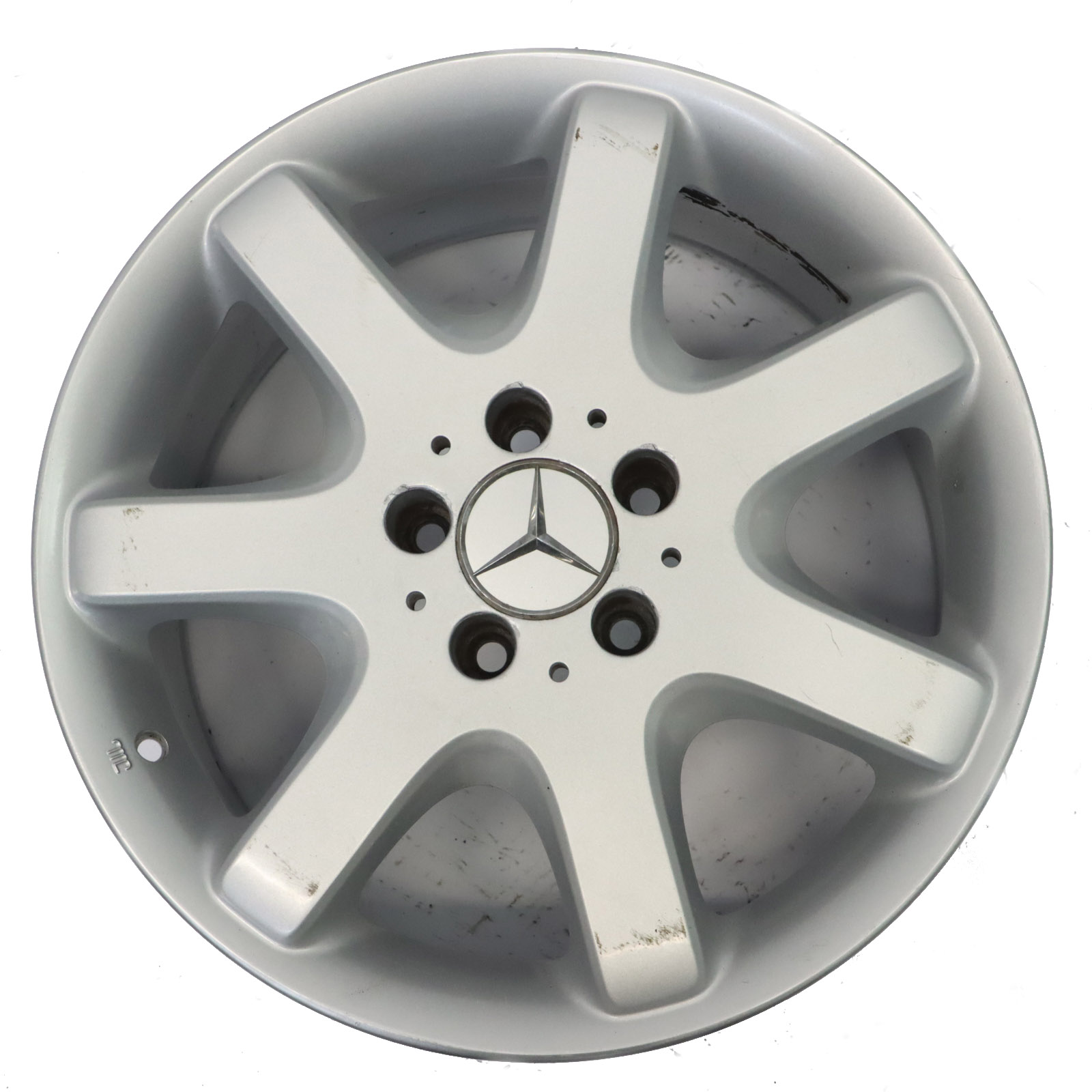 Mercedes ML W163 Silberne Leicht metall Felge 17" 8.5J ET52 A1634010902