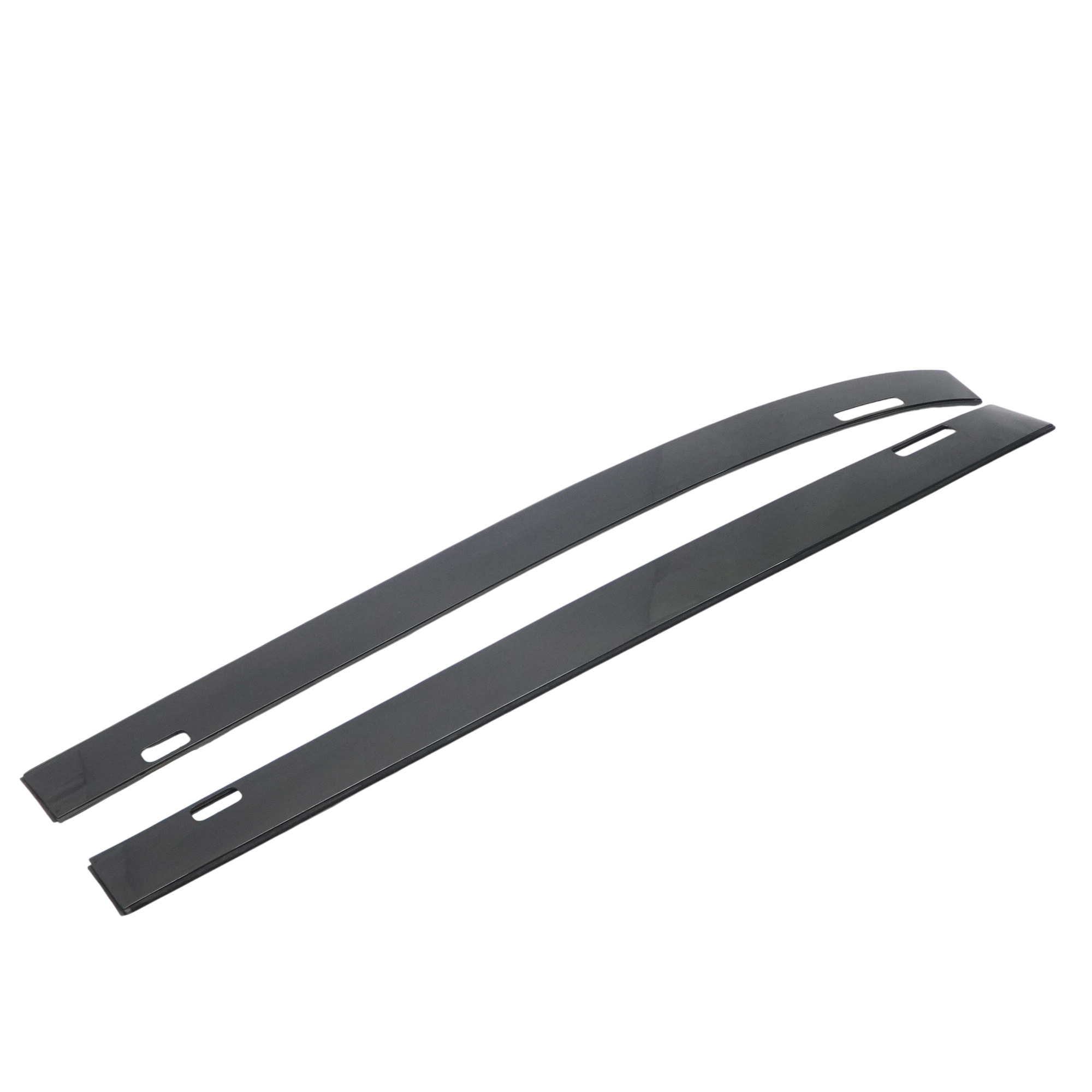 Mercedes W166 GLE 250 Roof Bar Trim Strip Set Left Right N/O/S High Gloss Black