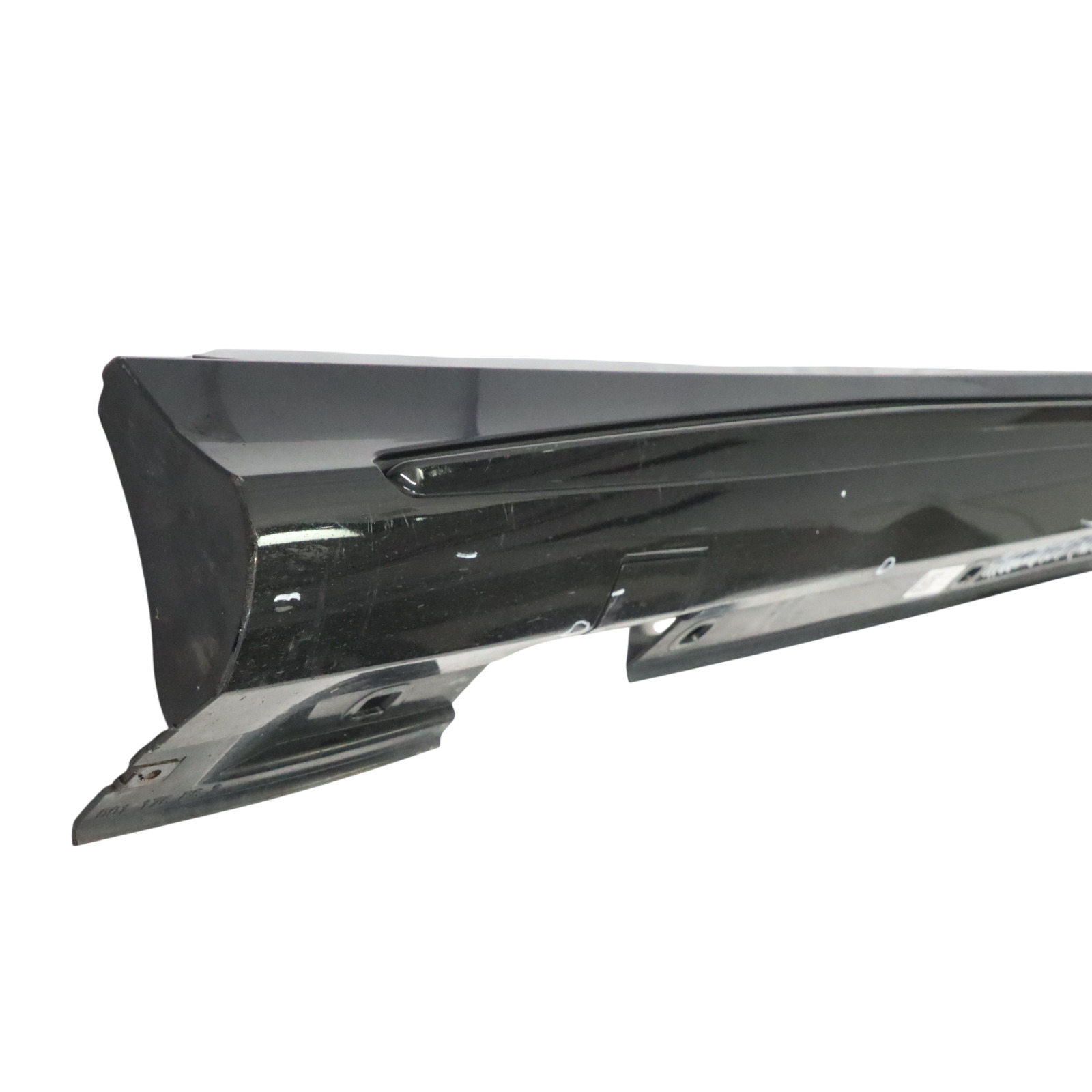 Mercedes W176 Side Skirt AMG Right O/S Door Sill Cover W246 Cosmic Black - 191