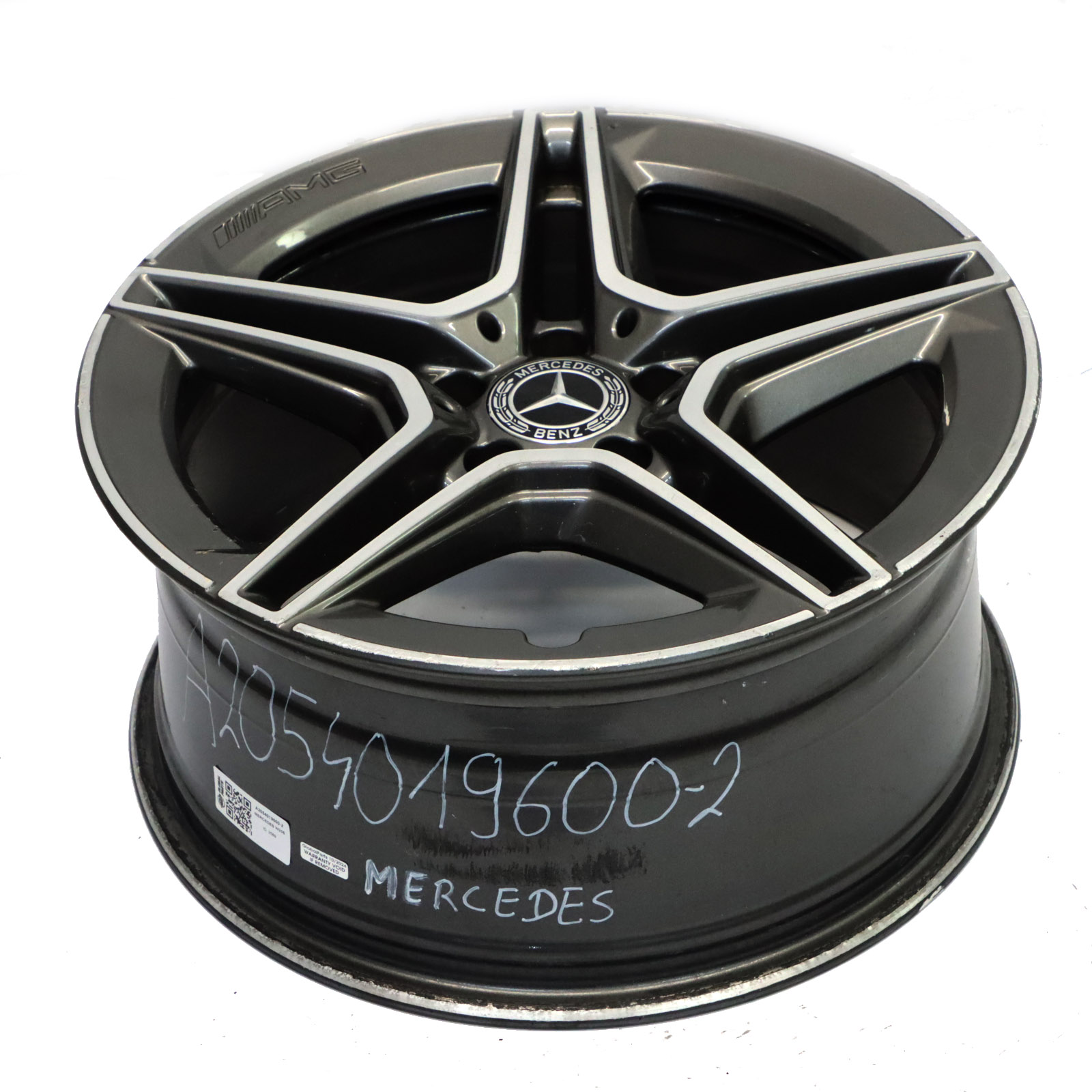 Mercedes W205 Leicht metall felge hinten AMG 18" ET:49 8,5J A2054019600