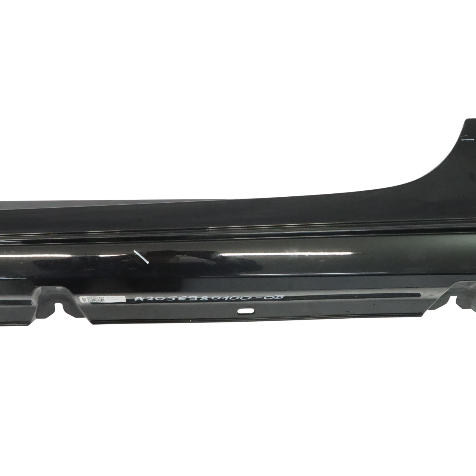 Mercedes C205 Side Skirt AMG Left N/S Door Sill Cover Obsidian Black - 197