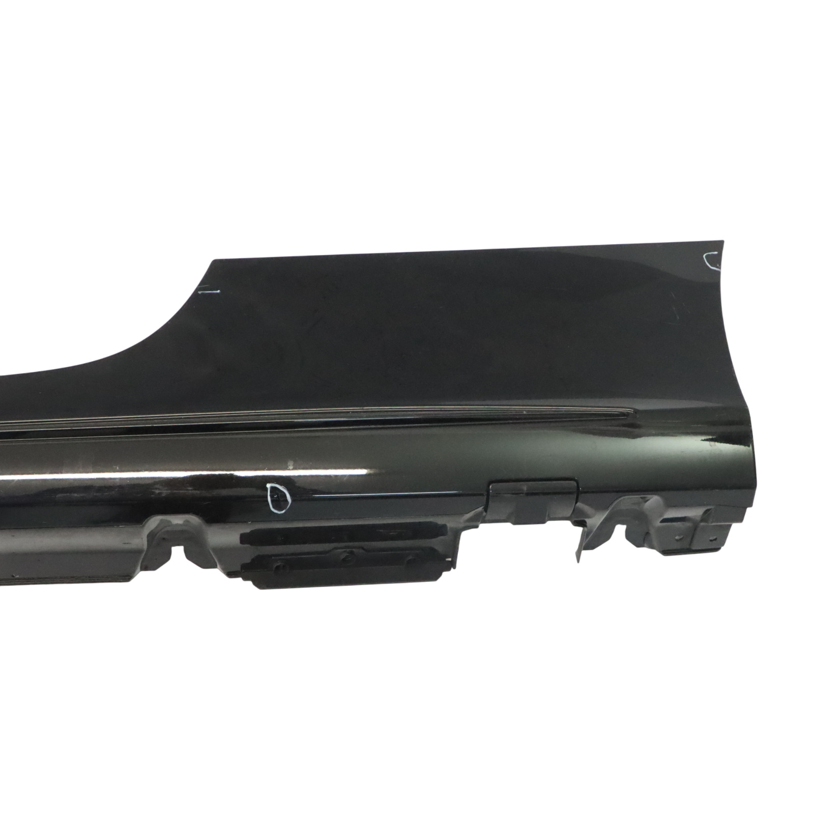 Mercedes C205 Side Skirt AMG Left N/S Door Sill Cover Obsidian Black - 197