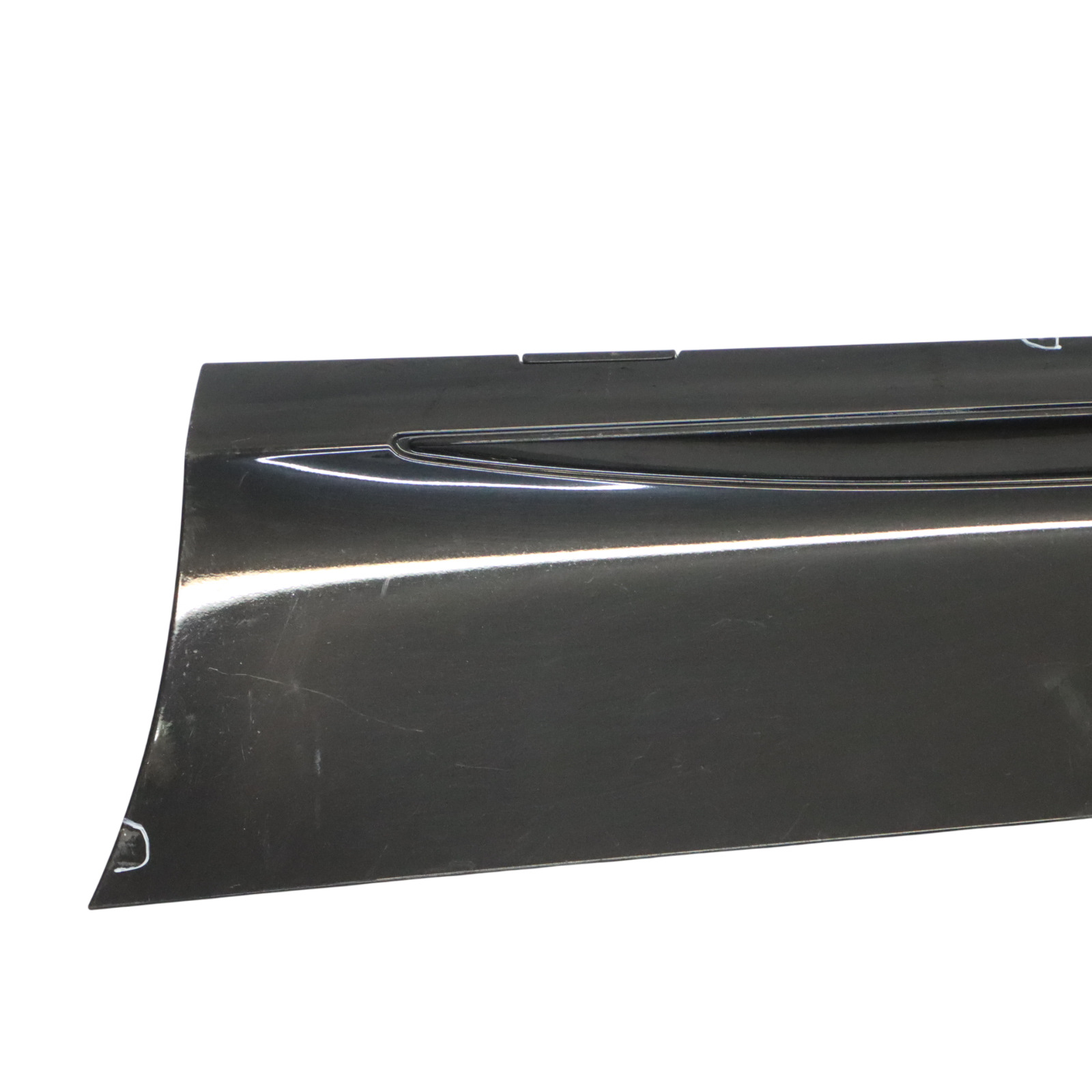 Mercedes C205 Side Skirt AMG Left N/S Door Sill Cover Obsidian Black - 197