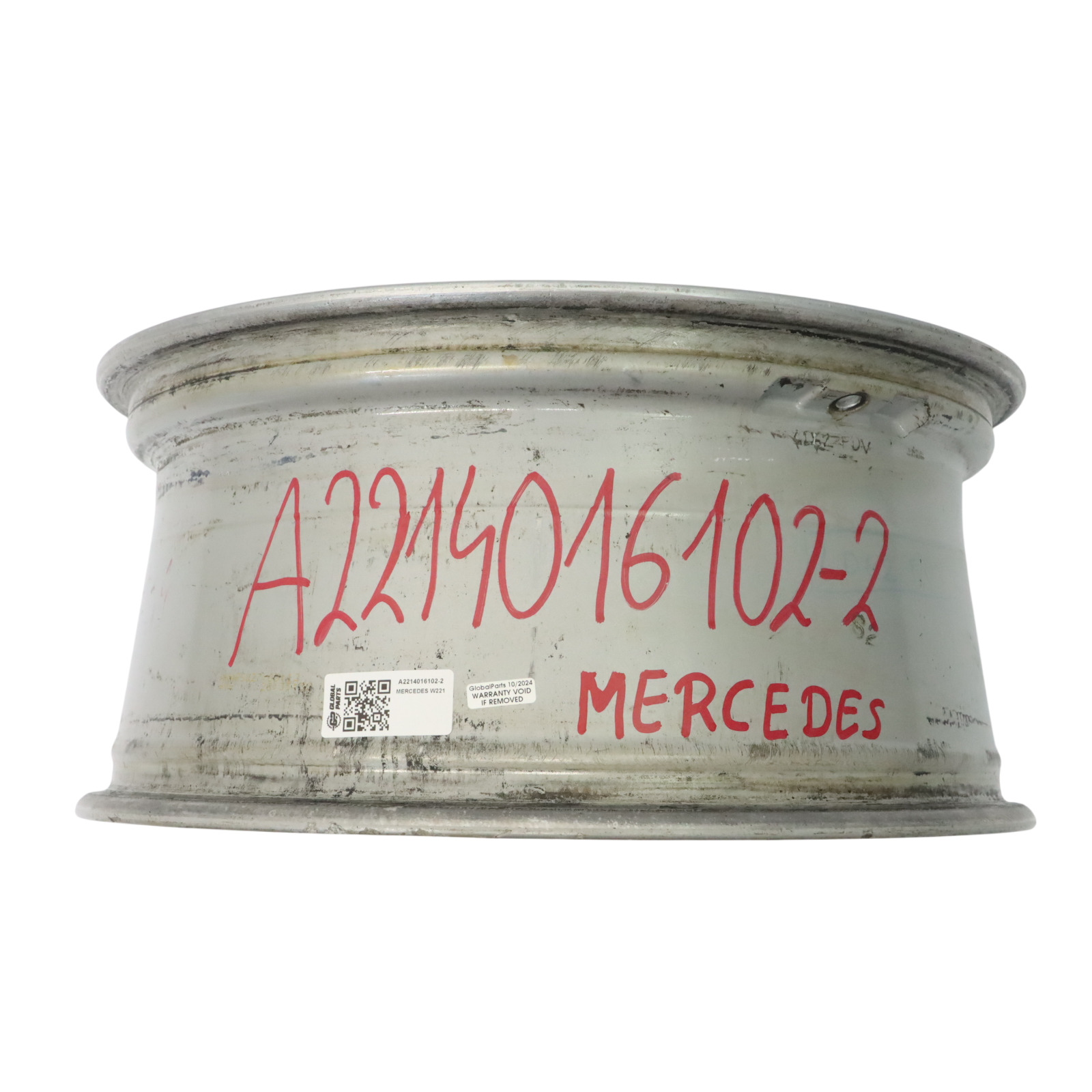 Mercedes W221 AMG Vorne Silber Leicht Metall Felge 19" 8.5J ET43 A2214016002