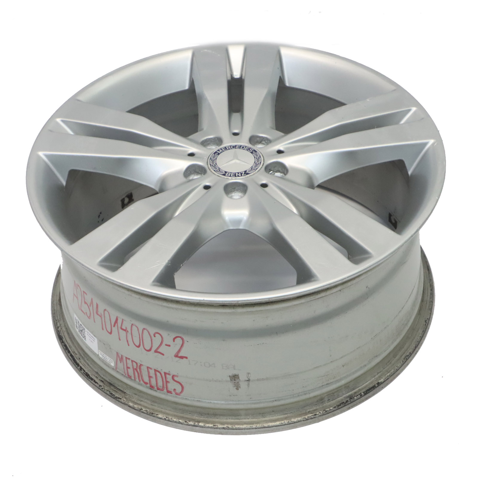 Mercedes W251 Silber Felge 20" 5 Doppel Speiche ET:60 8,5J A2514014002