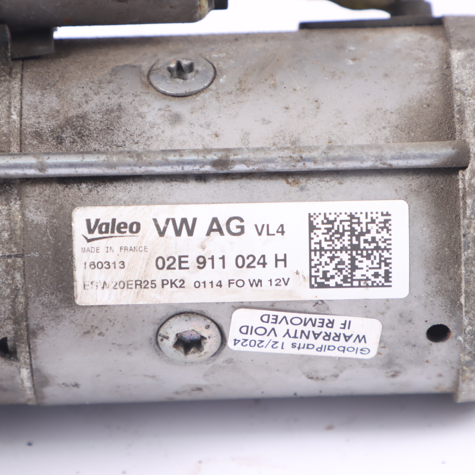 Volkswagen Seat Skoda Audi 2.0 TDI Diesel Motor Anlasser Valeo 02E911024H