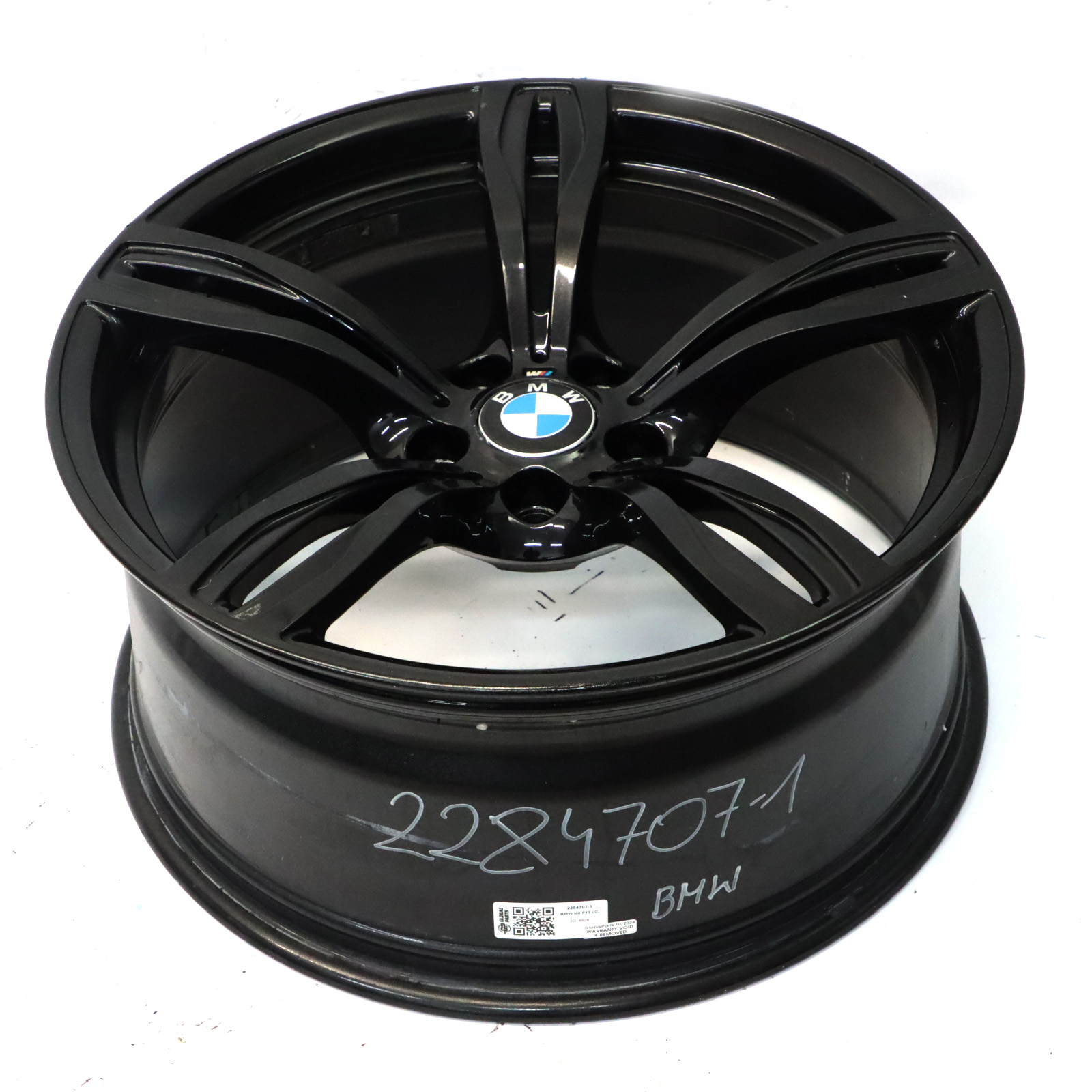 BMW F12 F13 Schwarz Alufelge 20" 9,5J ET31 M Doppelspeiche 343 2284707