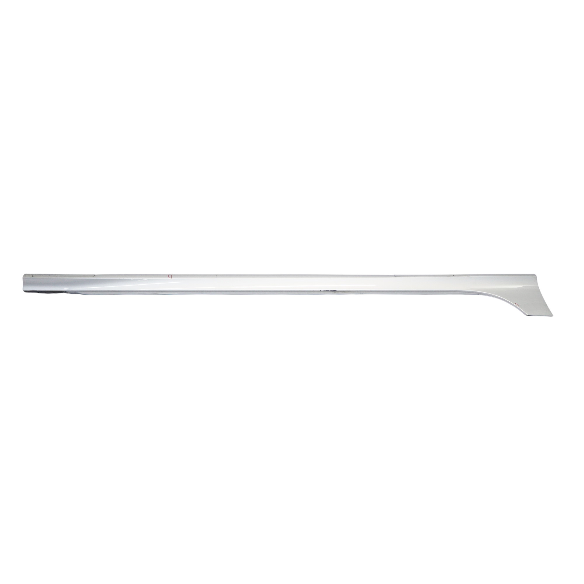 Audi A7 4G8 Side Skirt Door Sill Cover Right O/S Panel Ice Silver Metallic - X7W