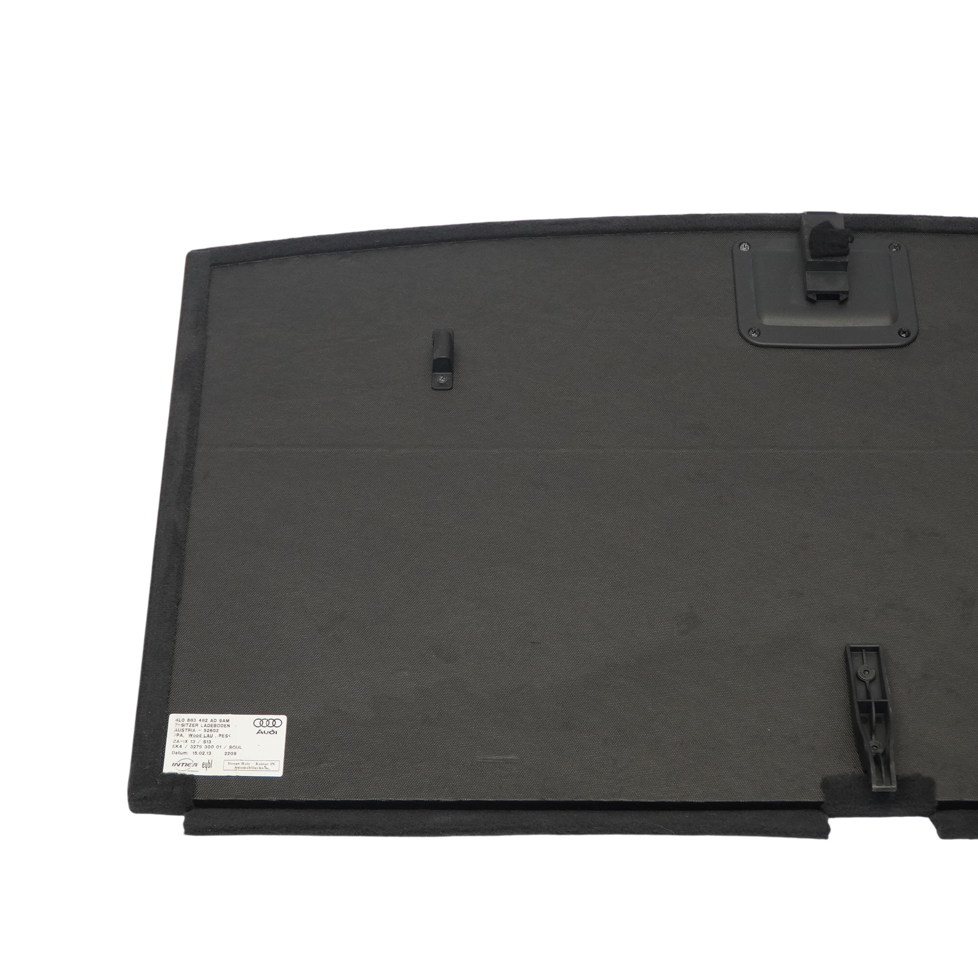 Audi Q7 4L Kofferraum Kofferraum Teppich Bodenmatte hinten Liner 4L0863462AD