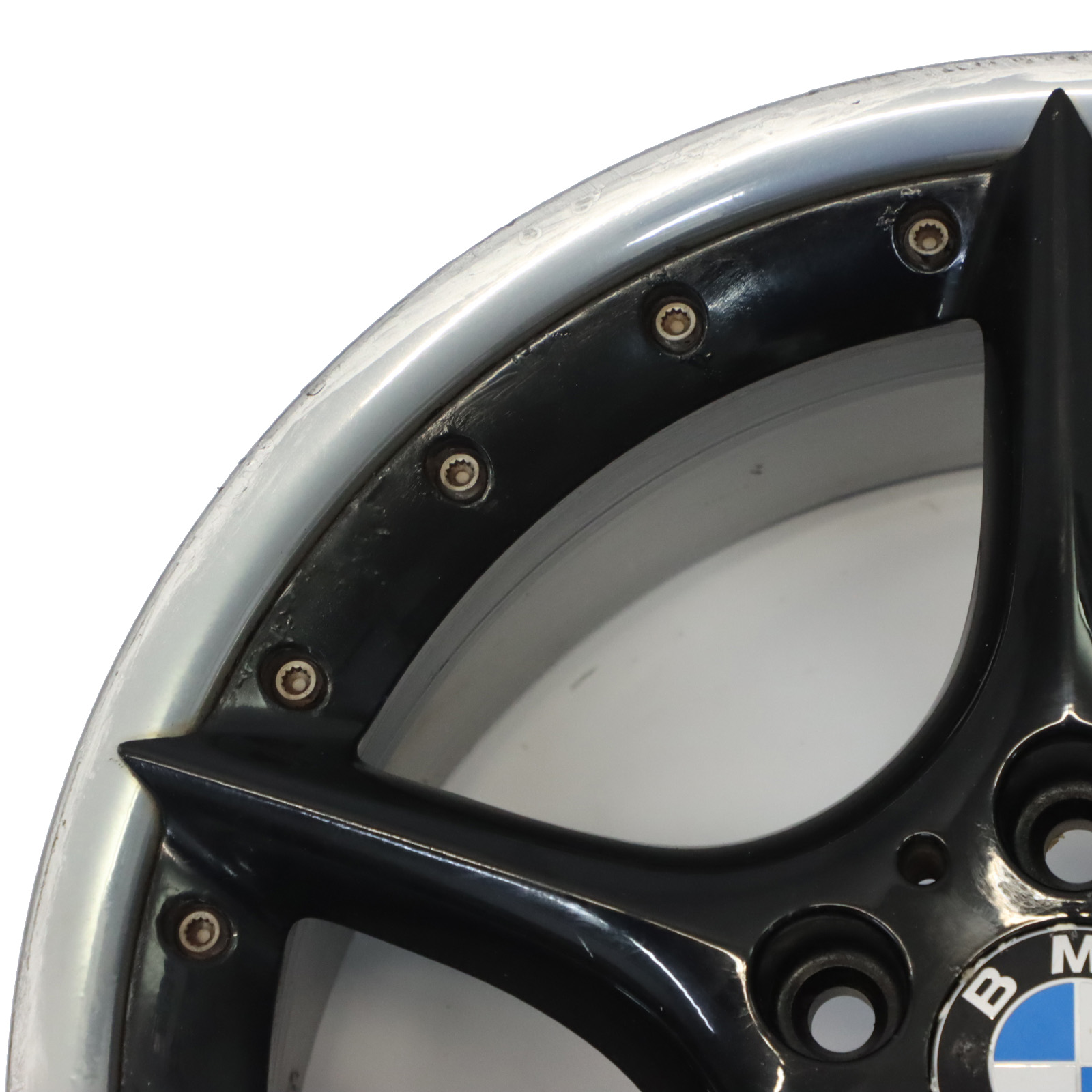 BMW Z4 E85 E86 Schwarzes Vorderrad Alufelge18" ET:47 8J Sternspeiche 108 6758194