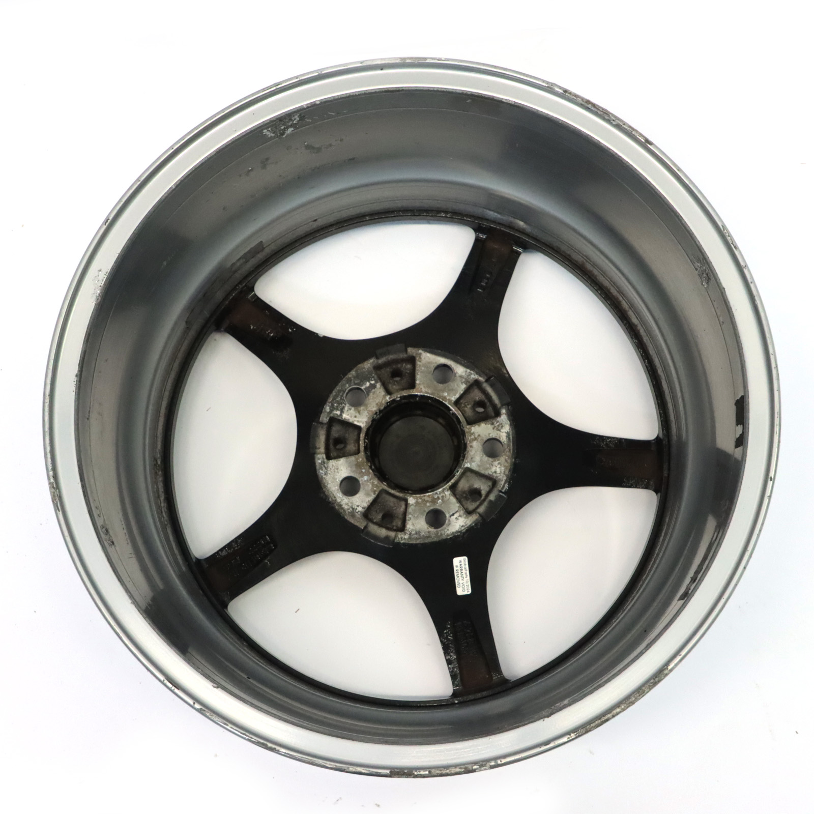 BMW Z4 E85 E86 Schwarzes Vorderrad Alufelge18" ET:47 8J Sternspeiche 108 6758194