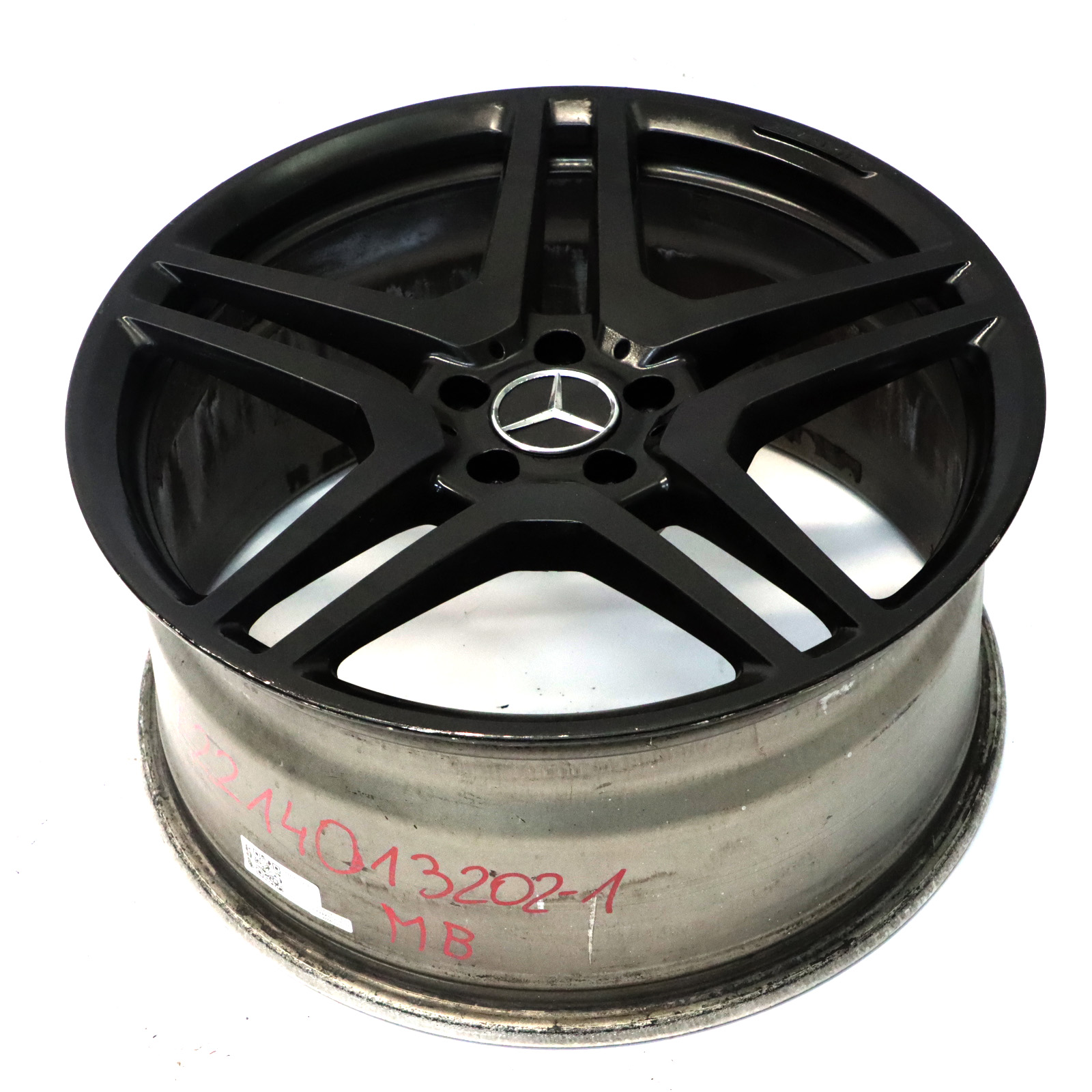 Hintere Alufelge 20" Mercedes C216 W221 AMG 9.5J ET43 Doppelspeiche A2214013202