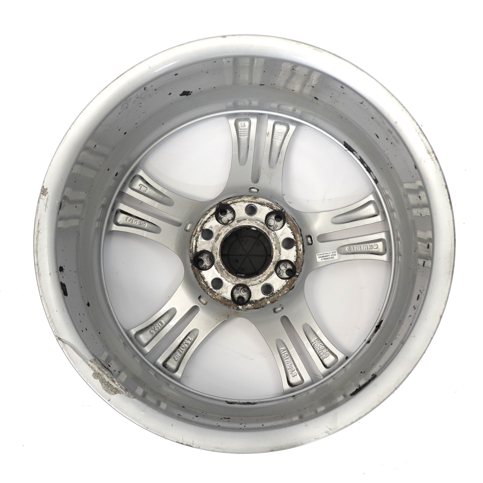 Mercedes W176 W246 Silberne Leichtmetallfelge 17" 7.5J ET:52.5 A2464011002