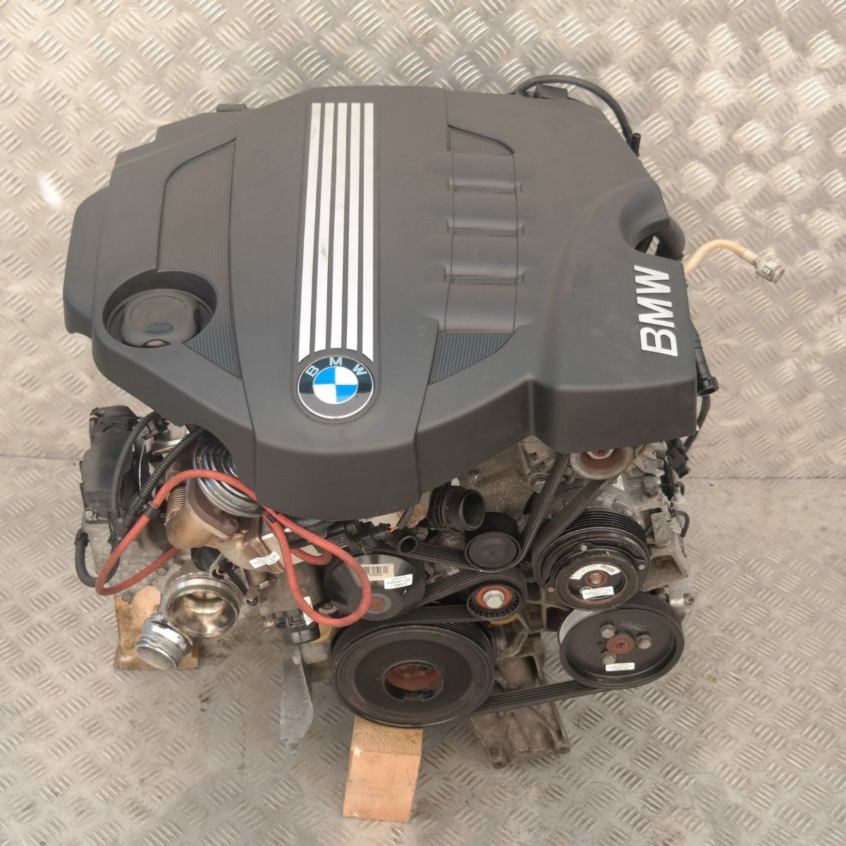 BMW 5 er E60 E61 LCI 520d N47 kompletter Motor N47D20A neue Steuerkette GARANTIE