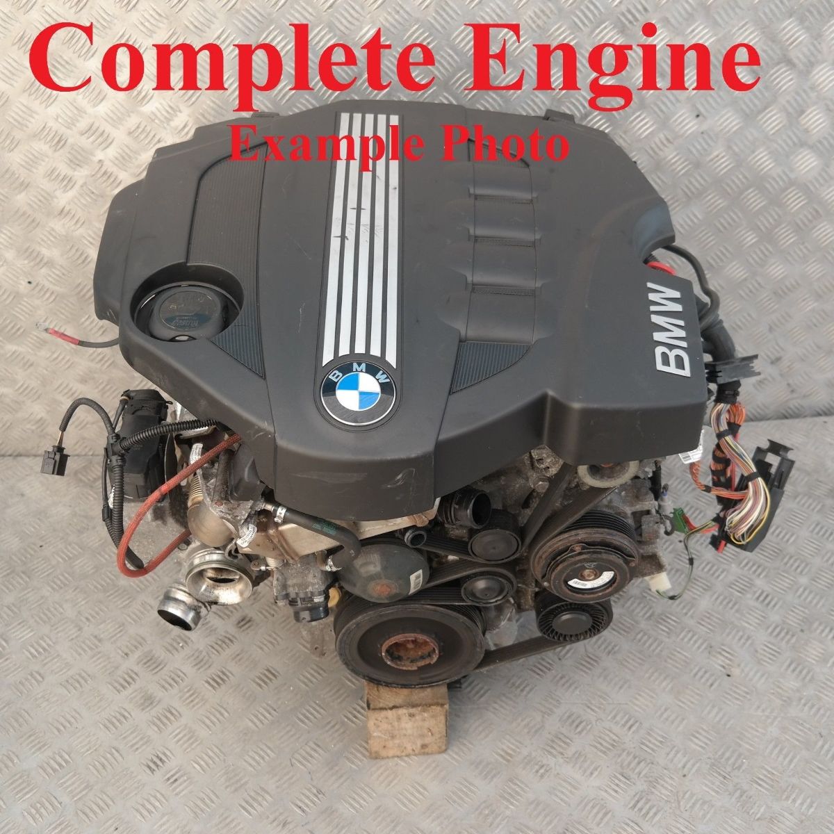 BMW E81 E87 LCI E90 E91 320d N47 Nackter Motor N47D20C Neue Steuerkette GARANTIE