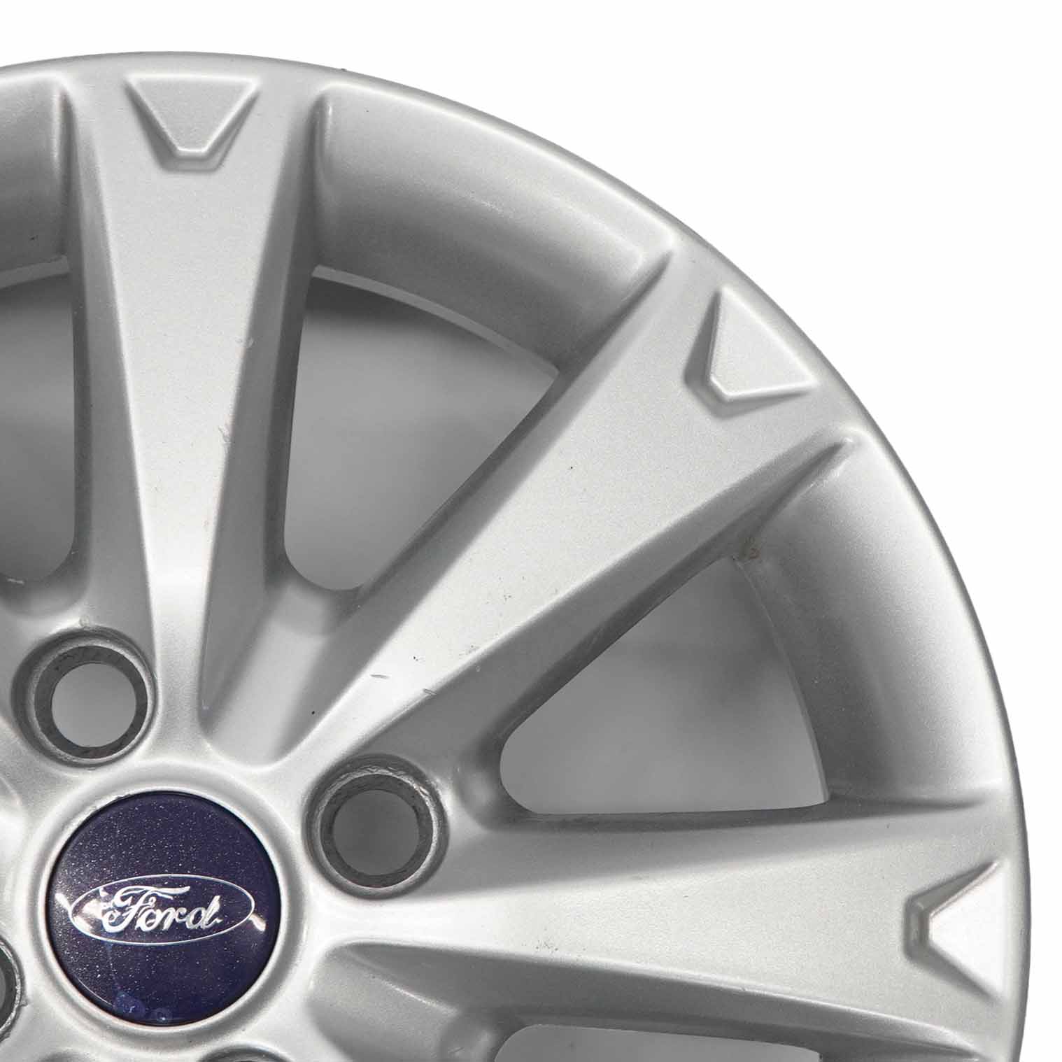 Ford Fiesta MK7 Silberne Leichtmetallfelge 15" 6J ET:47,5 7-Loch 8V21-1007-GA