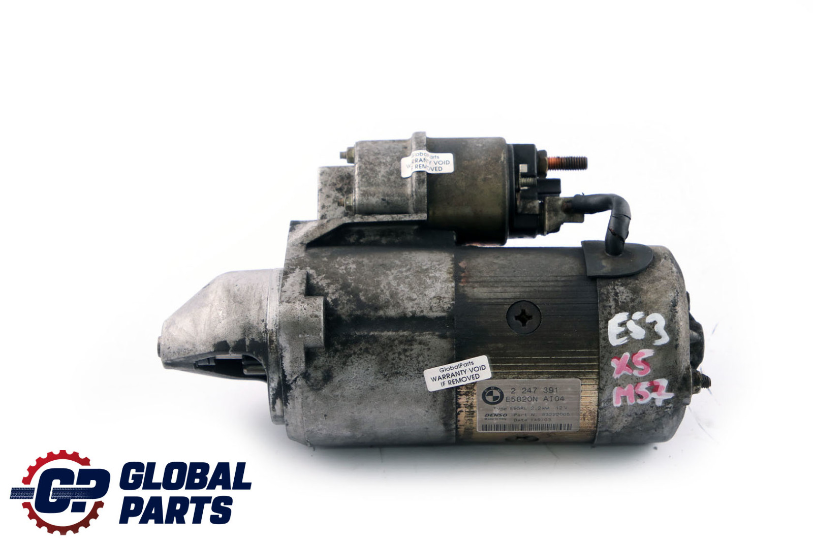 BMW X5 er E53 M57 3.0d Diesel Starter Motor Anlasser 2247391 12412247391