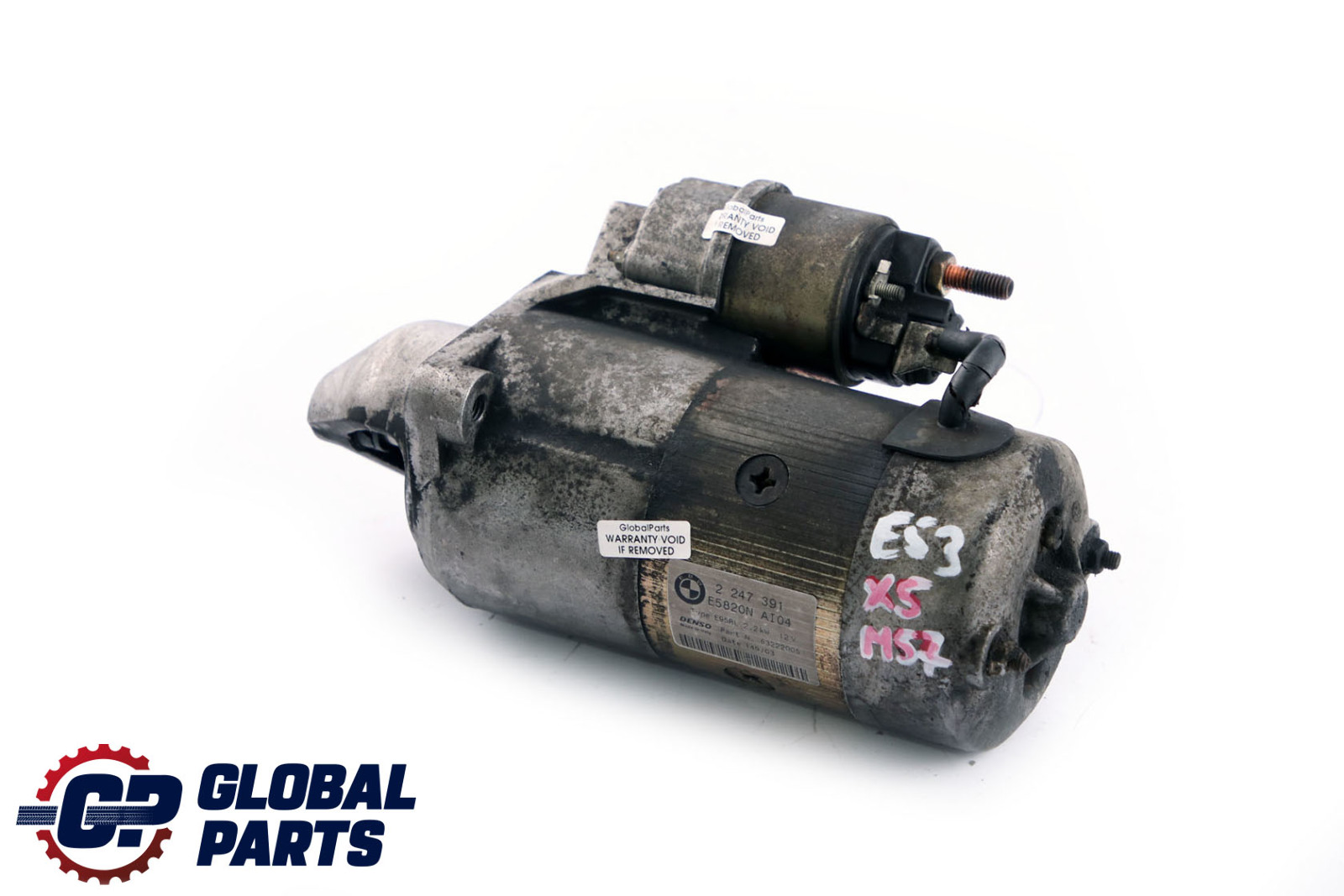 BMW X5 er E53 M57 3.0d Diesel Starter Motor Anlasser 2247391 12412247391