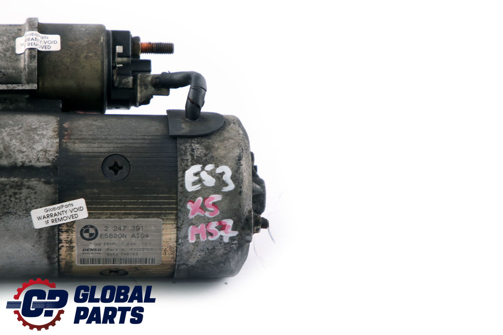 BMW X5 er E53 M57 3.0d Diesel Starter Motor Anlasser 2247391 12412247391