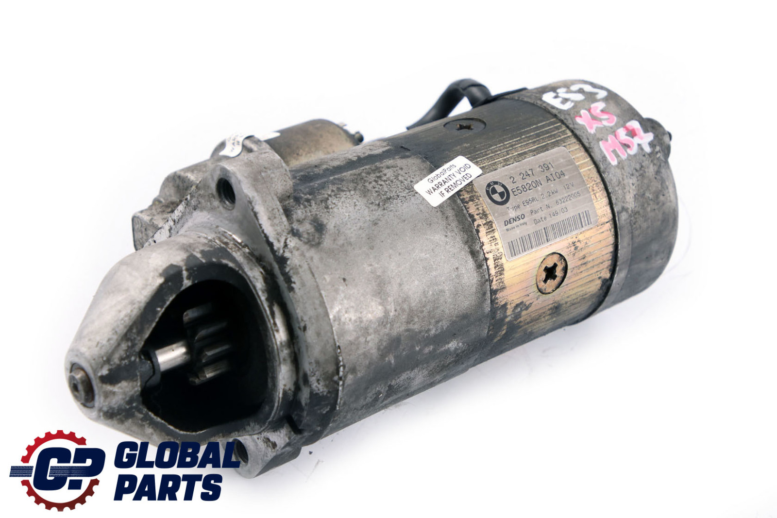 BMW X5 er E53 M57 3.0d Diesel Starter Motor Anlasser 2247391 12412247391