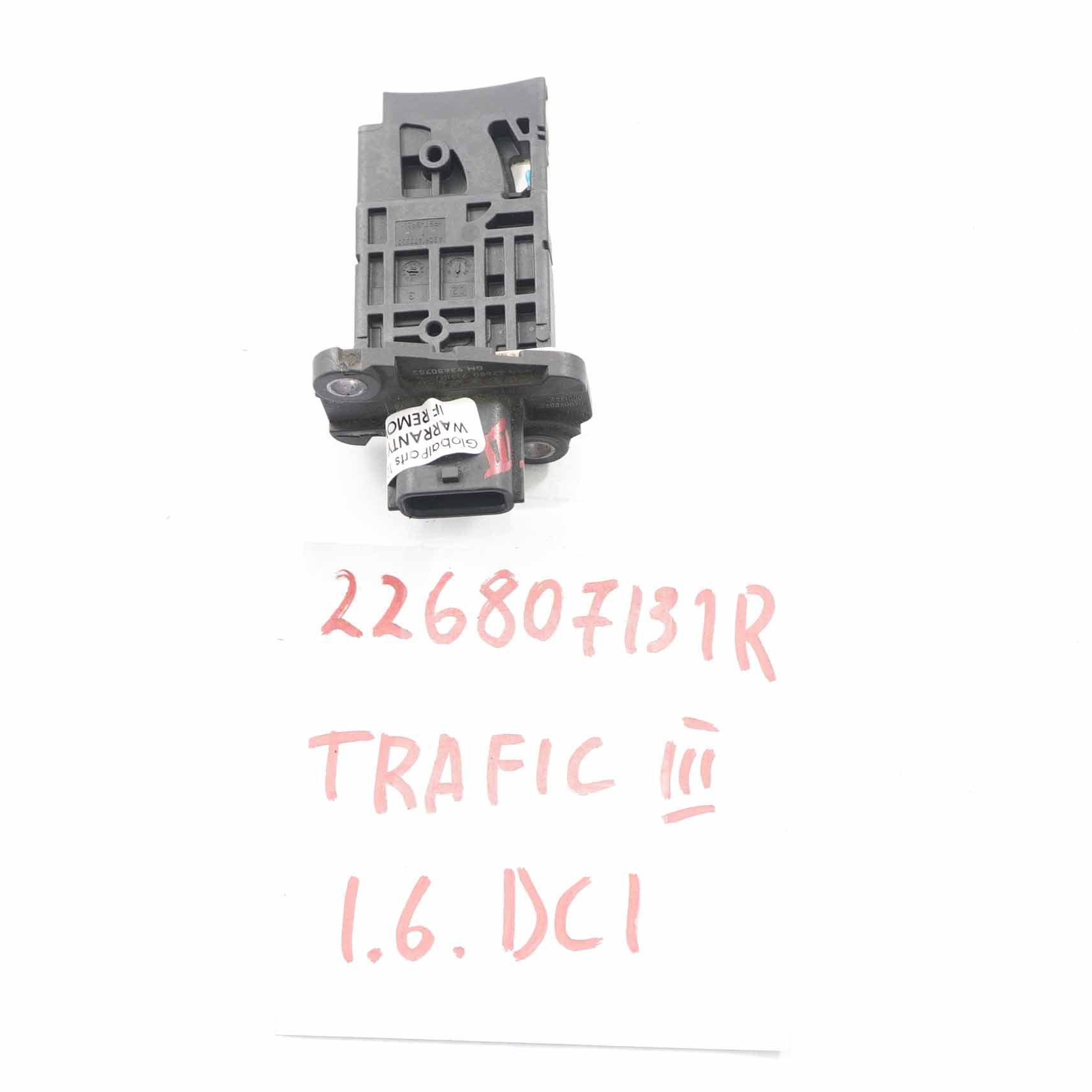 Renault Trafic III Opel Vivaro B 1.6 DCi Air Flow Mass Meter Sensor 226807131R