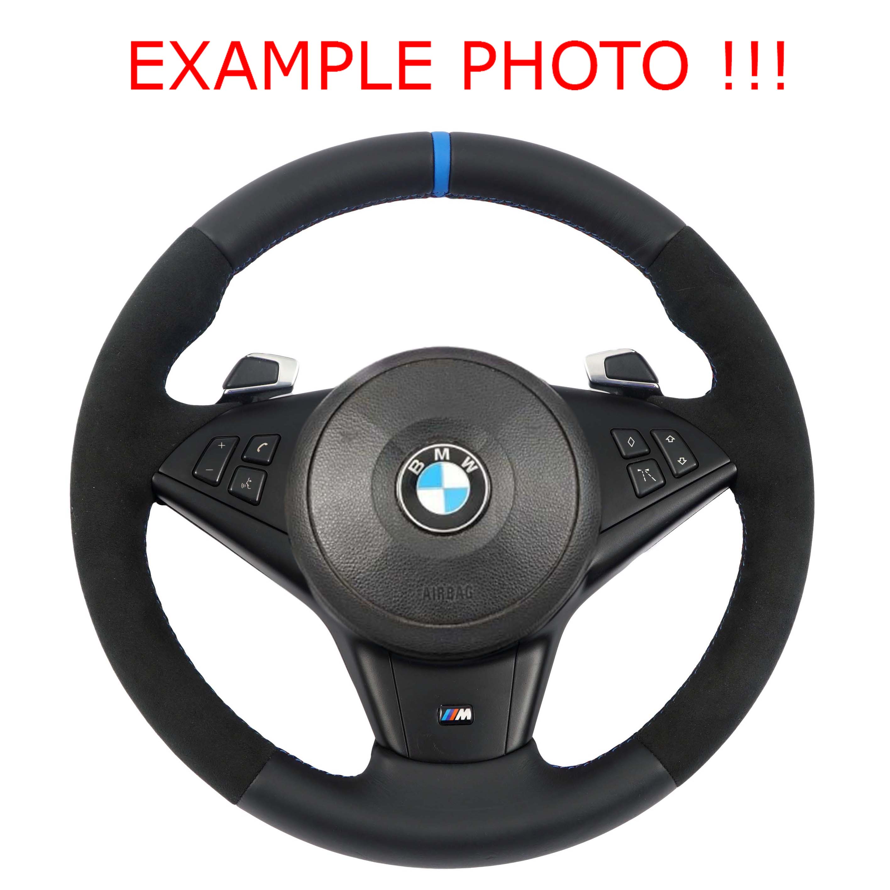 BMW E60 LCI NEU Leder M Sportlenkrad Sport Lenkrad Schaltwippen Spurassistent